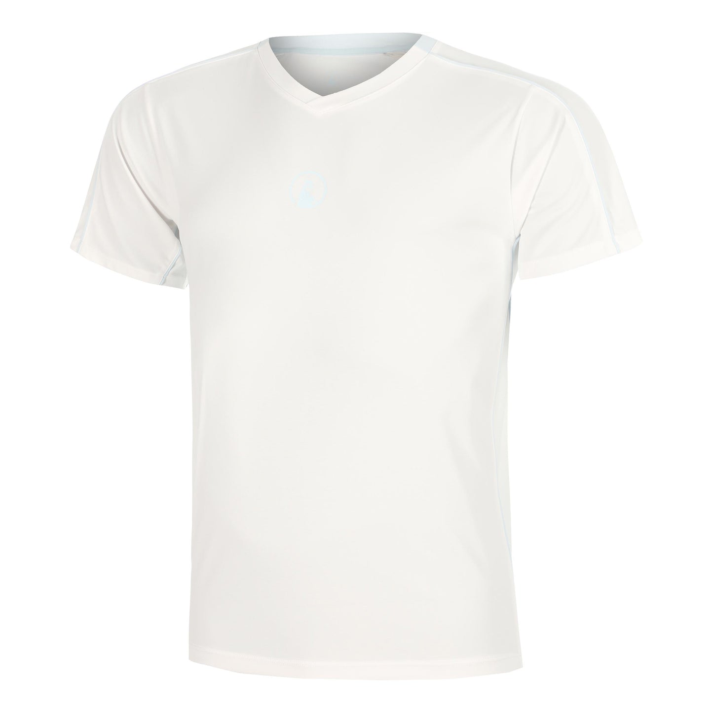 Quiet Please Memories Topspin V-Neck Camiseta de manga corta Hombres - blanco roto