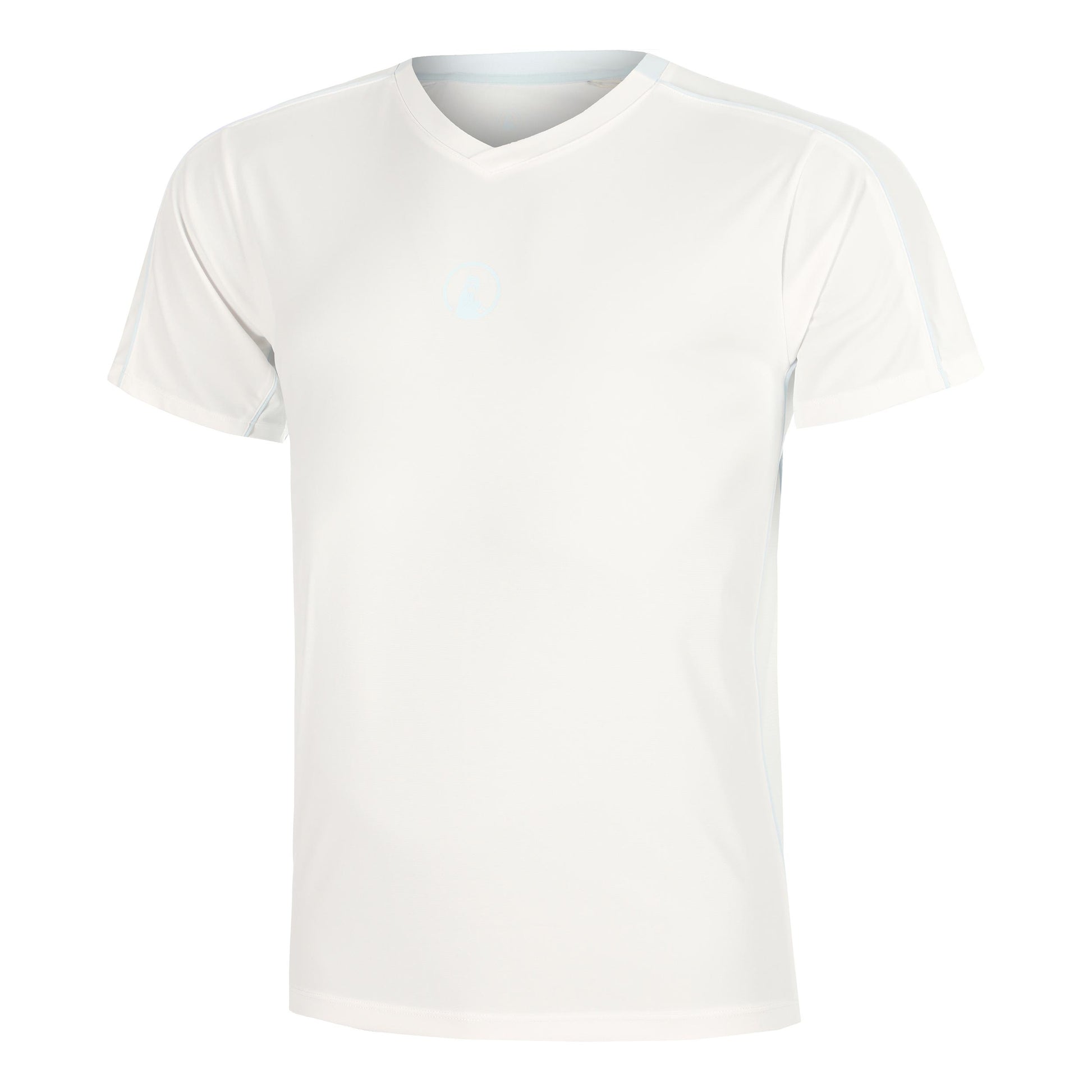 Quiet Please Memories Topspin V-Neck Camiseta de manga corta Hombres - blanco roto