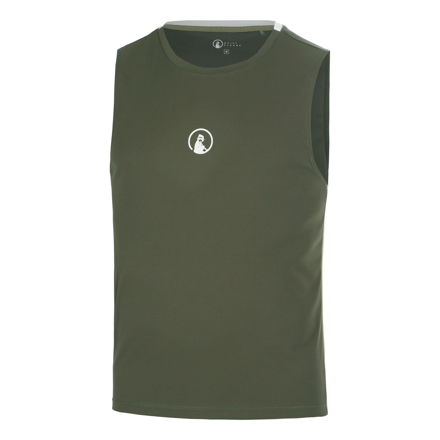 Quiet Please Memories Winner Tech Camiseta de tirantes Hombres - verde oscuro