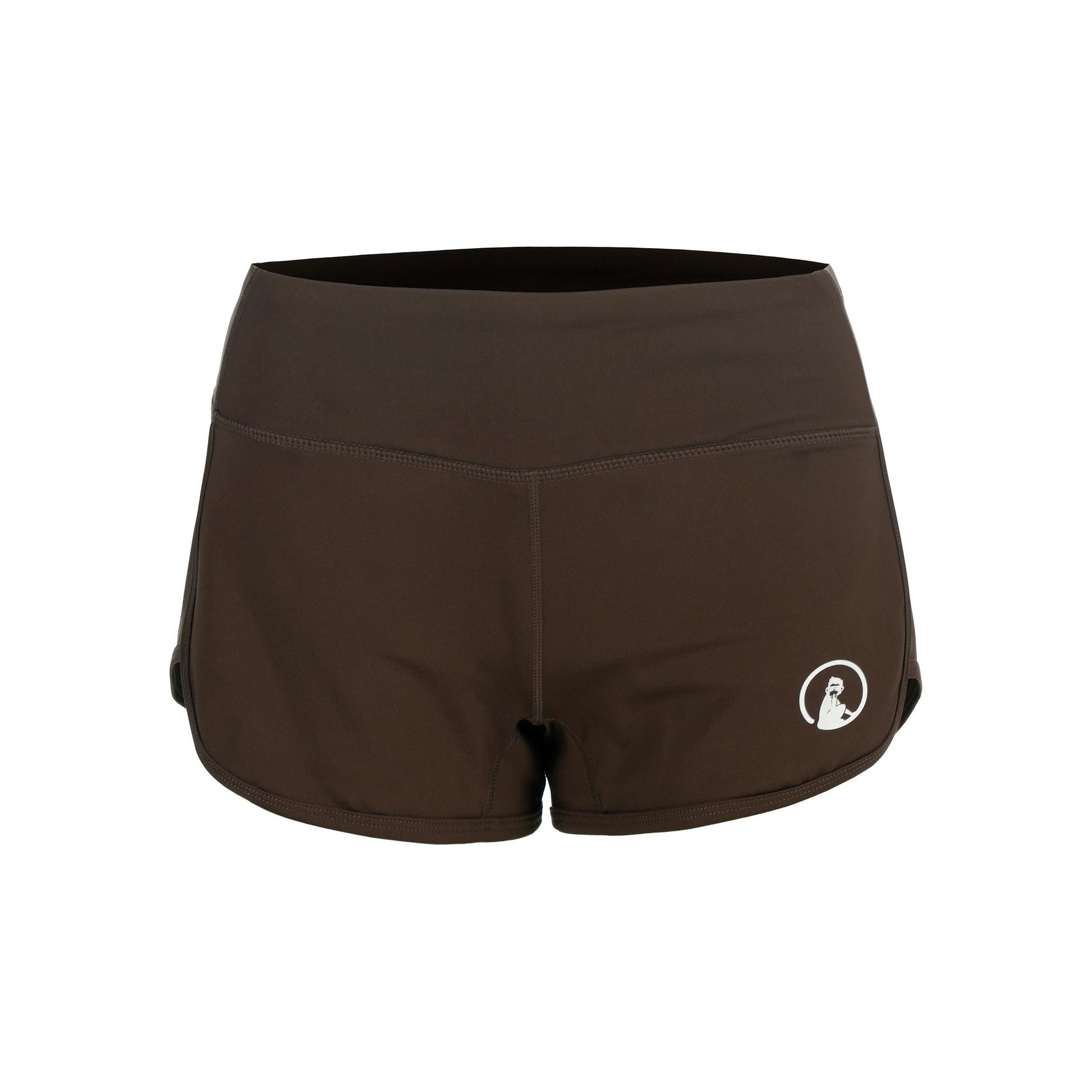 Quiet Please Memories Chop Shorts Mujeres - marrón