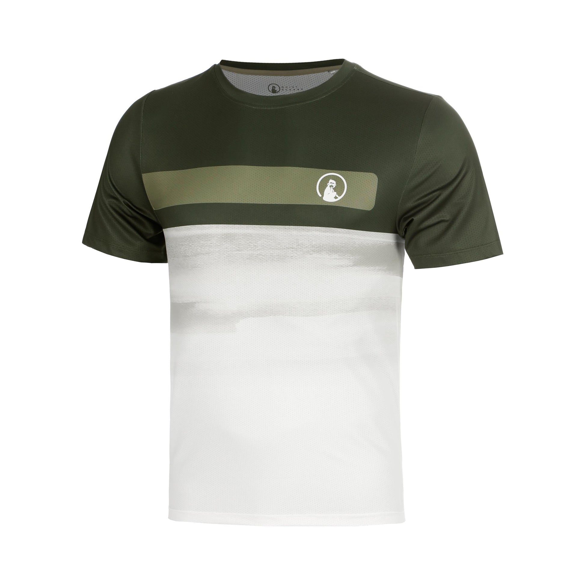 Quiet Please Memories Receiver Faded Wipe Camiseta de manga corta Chicos - verde oscuro