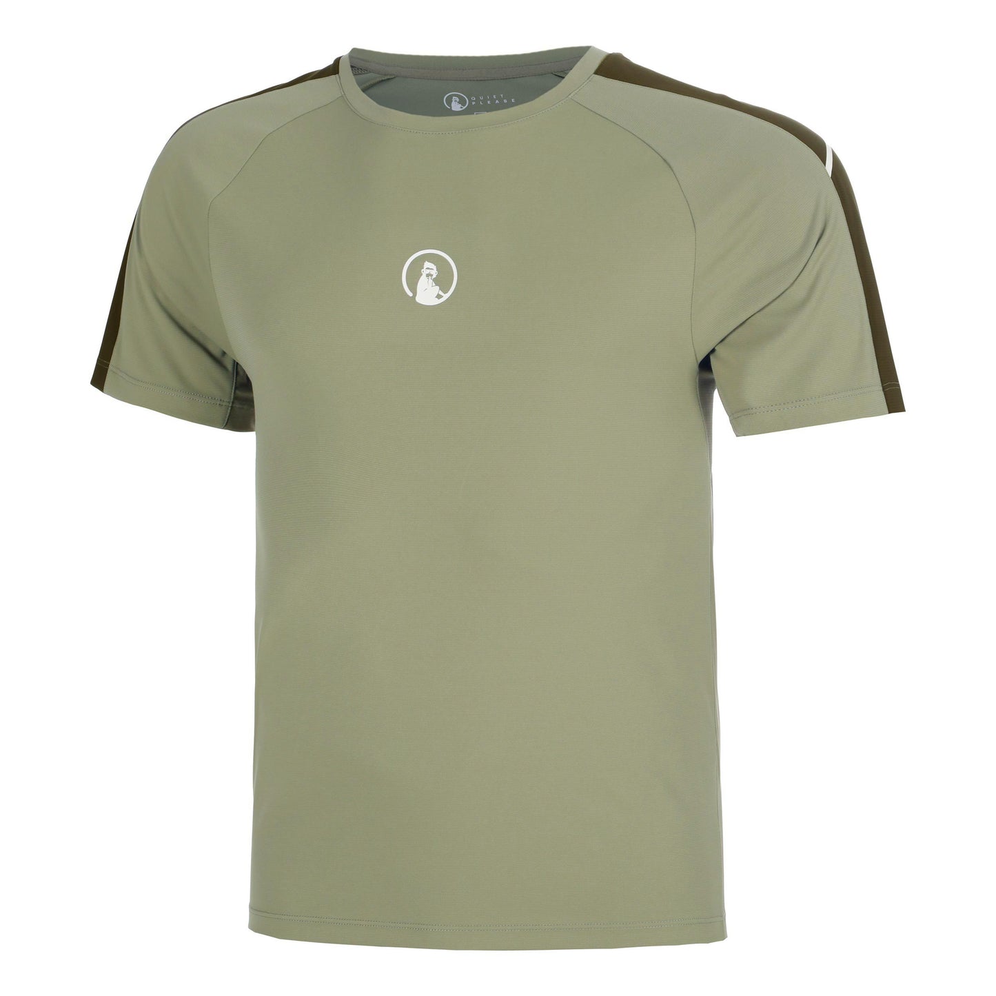 Quiet Please Memories Winner Tech Camiseta de manga corta Hombres - caqui