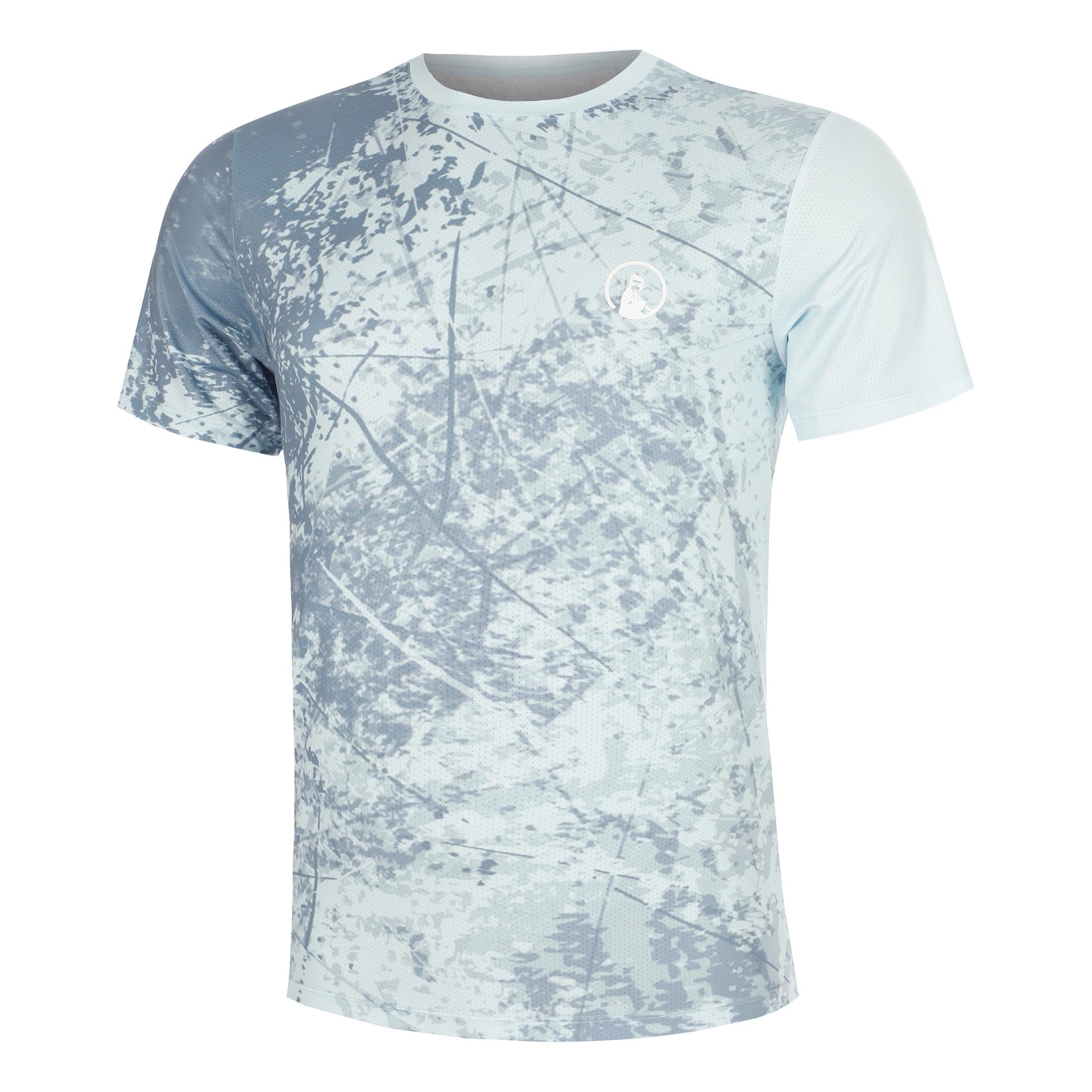 Quiet Please Memories Receiver Scrubbled Camiseta de manga corta Hombres - azul claro
