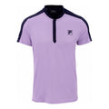 Henley Taavi Camiseta de manga corta Hombres - morado, azul oscuro