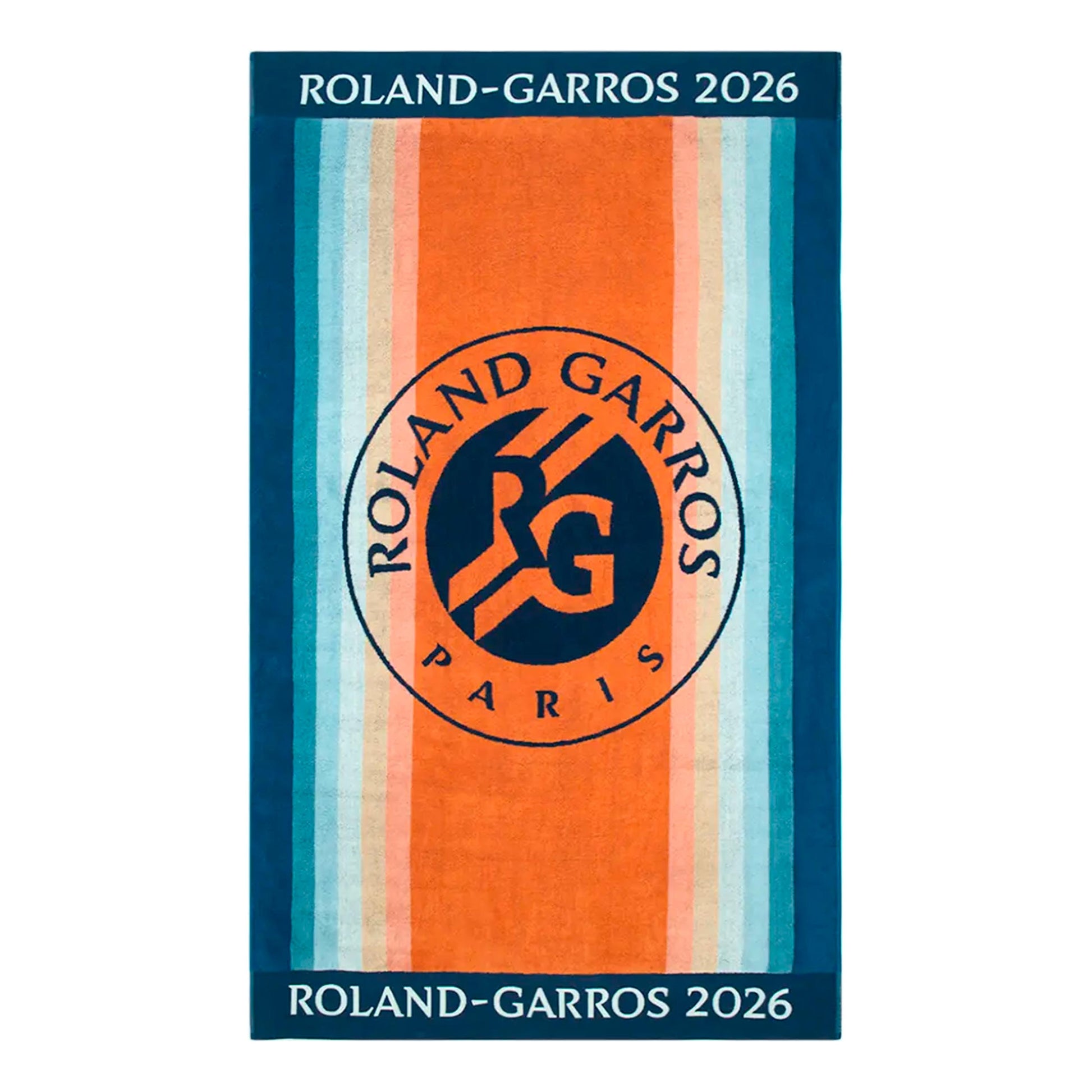 Roland Garros Official Beach Towel 100X170 Toalla - azul oscuro