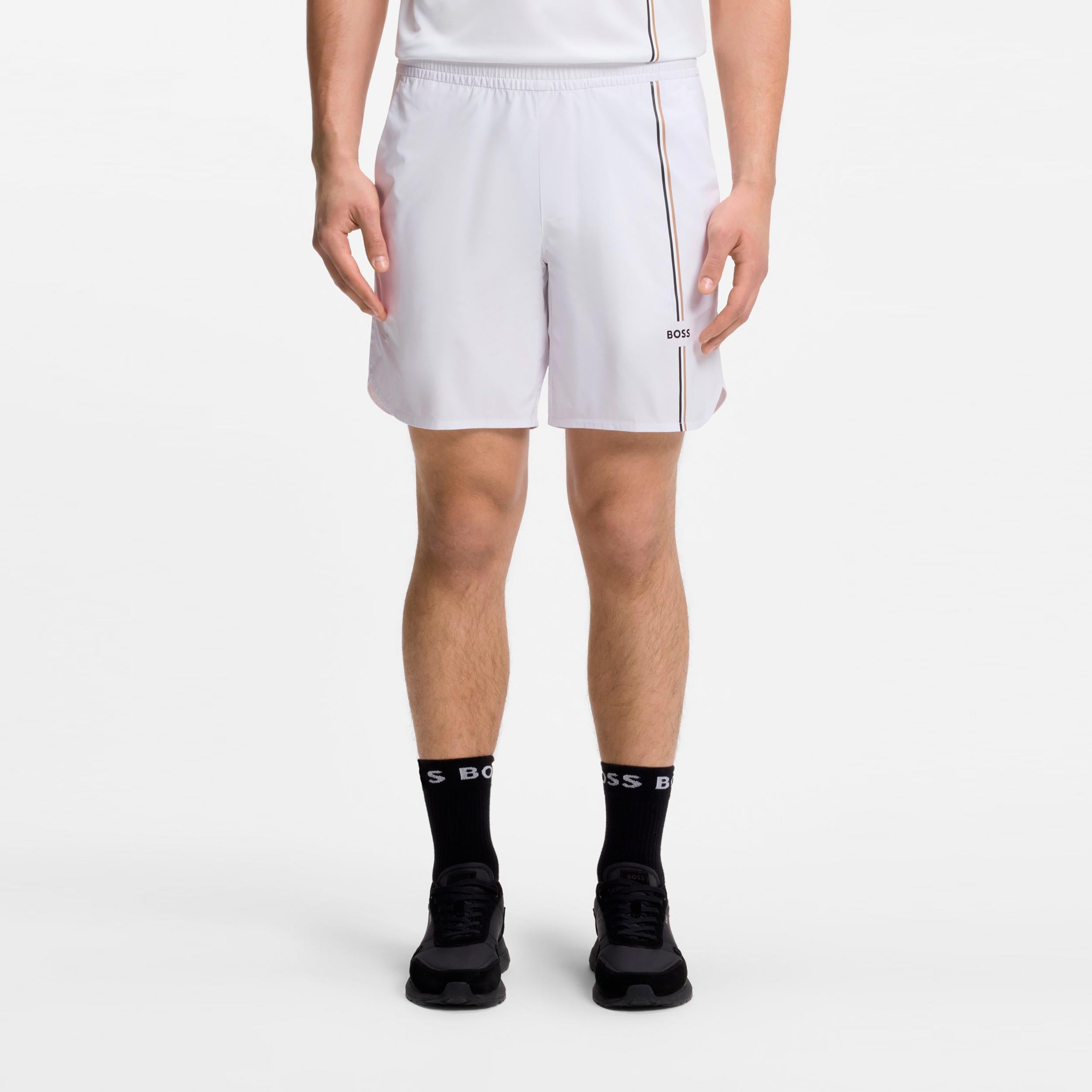 BOSS Game 8in Shorts Hombres - blanco