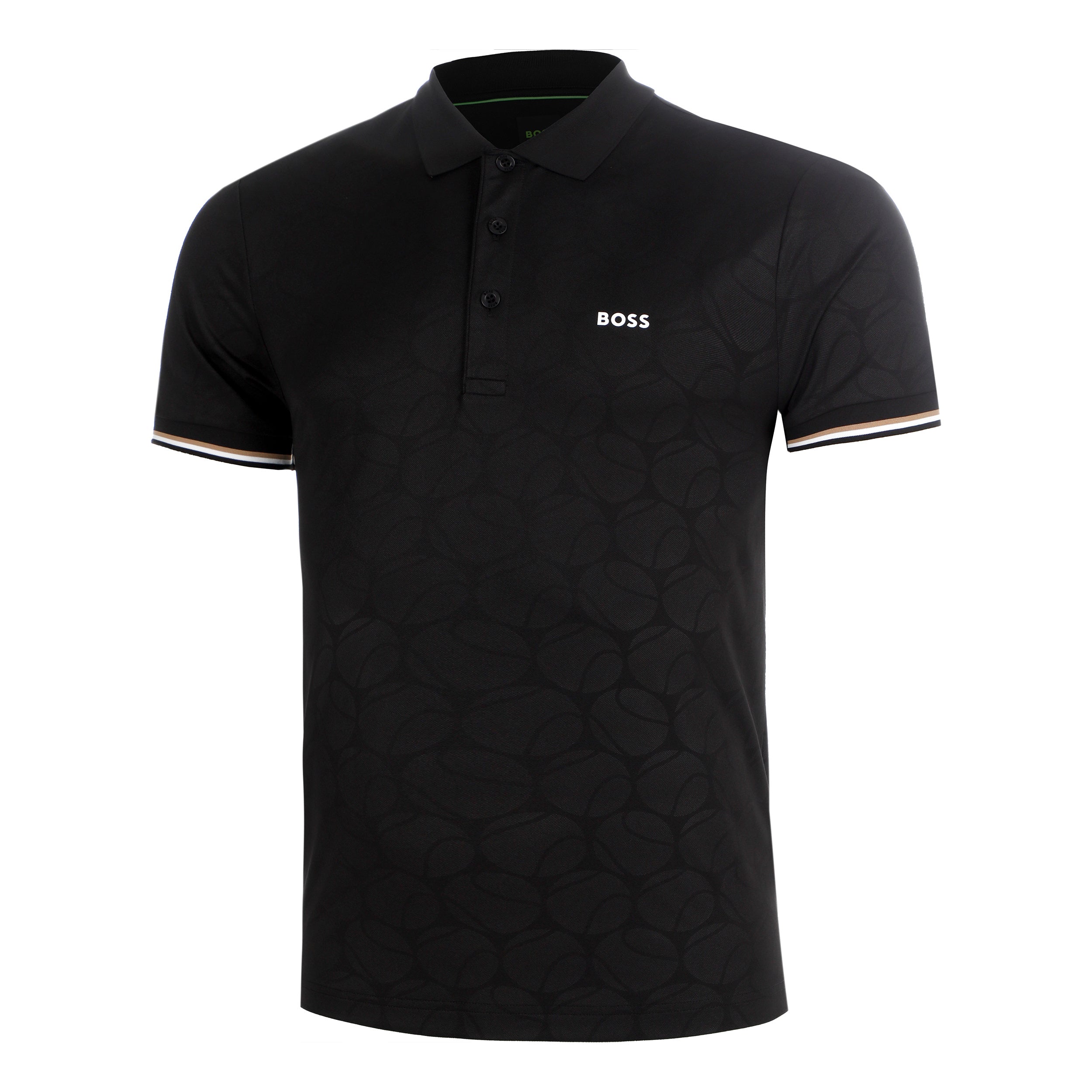 BOSS Game 1 Polo Hombres - negro