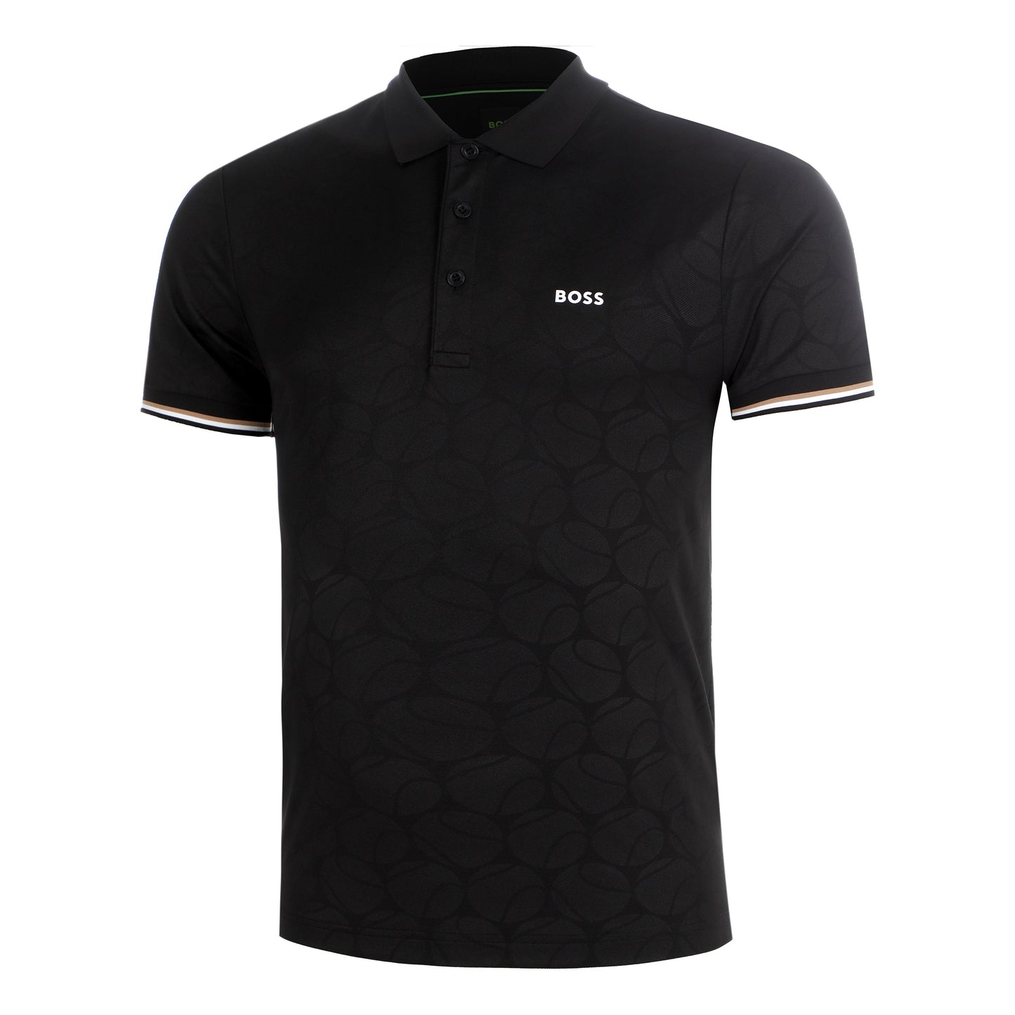BOSS Game 1 Polo Hombres - negro