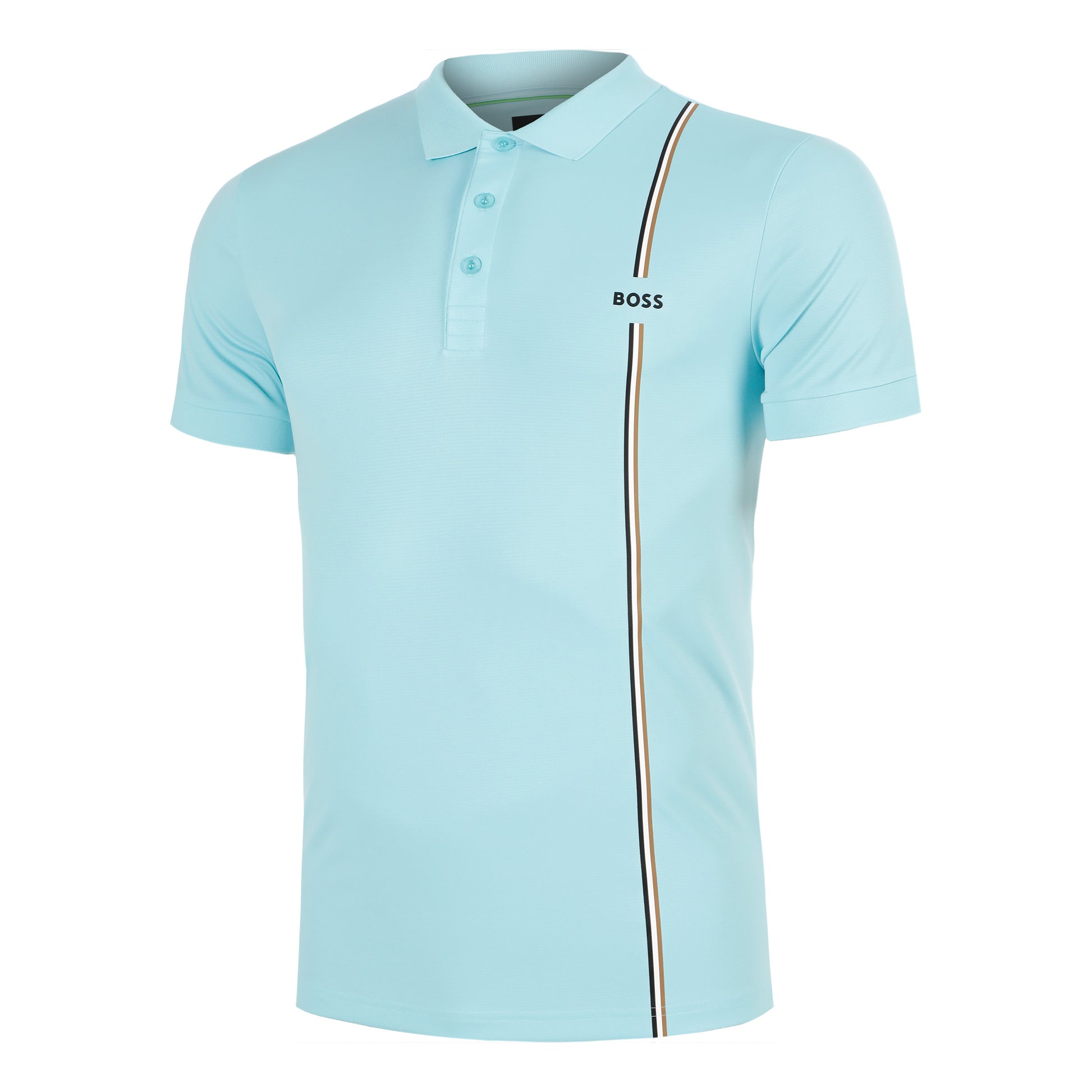 BOSS Game 3 Polo Hombres - azul claro