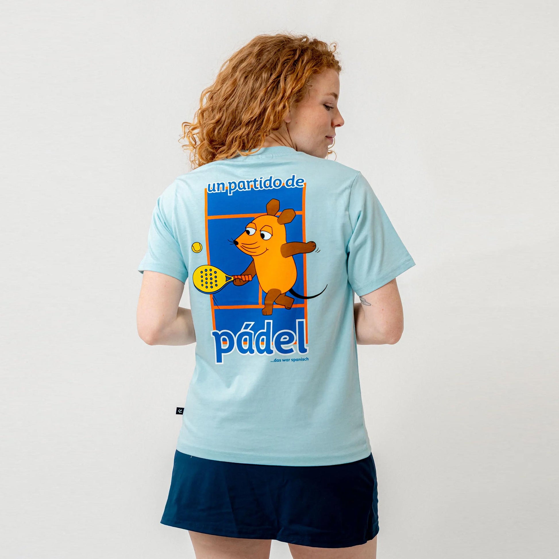 Lobster & Lemonade Maus Padel – '16 Park Camiseta de manga corta Unisex - azul claro