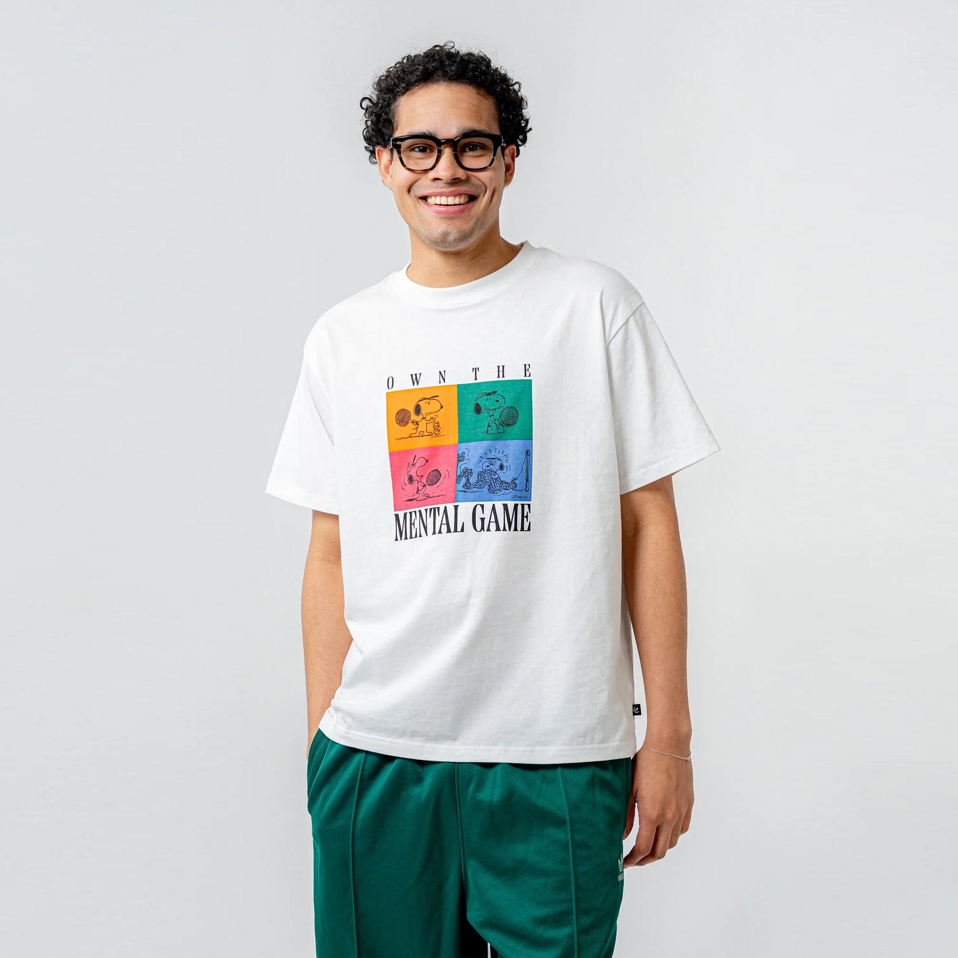 Lobster & Lemonade Snoopy Mental Game – '89 Band Camiseta de manga corta Unisex - blanco