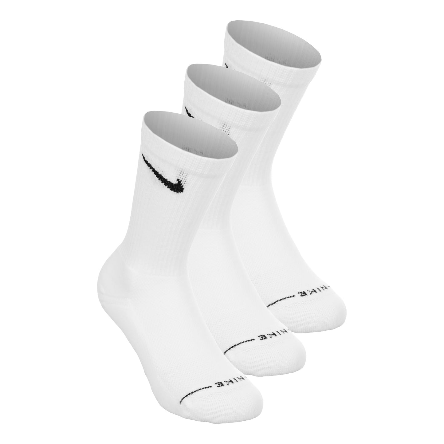 Nike Crew Calcetines de tenis Pack de 3 Unisex - blanco