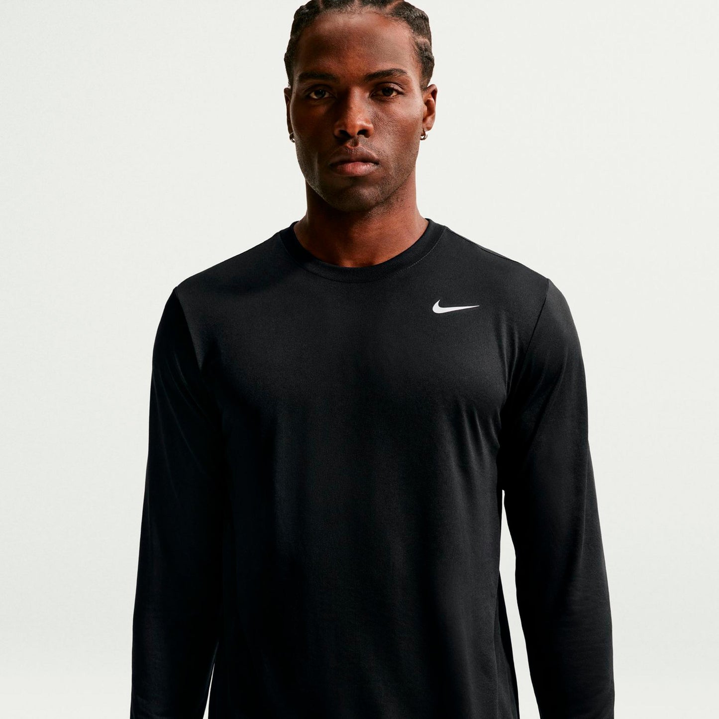 Nike Dri-Fit Camiseta de manga larga Hombres - negro