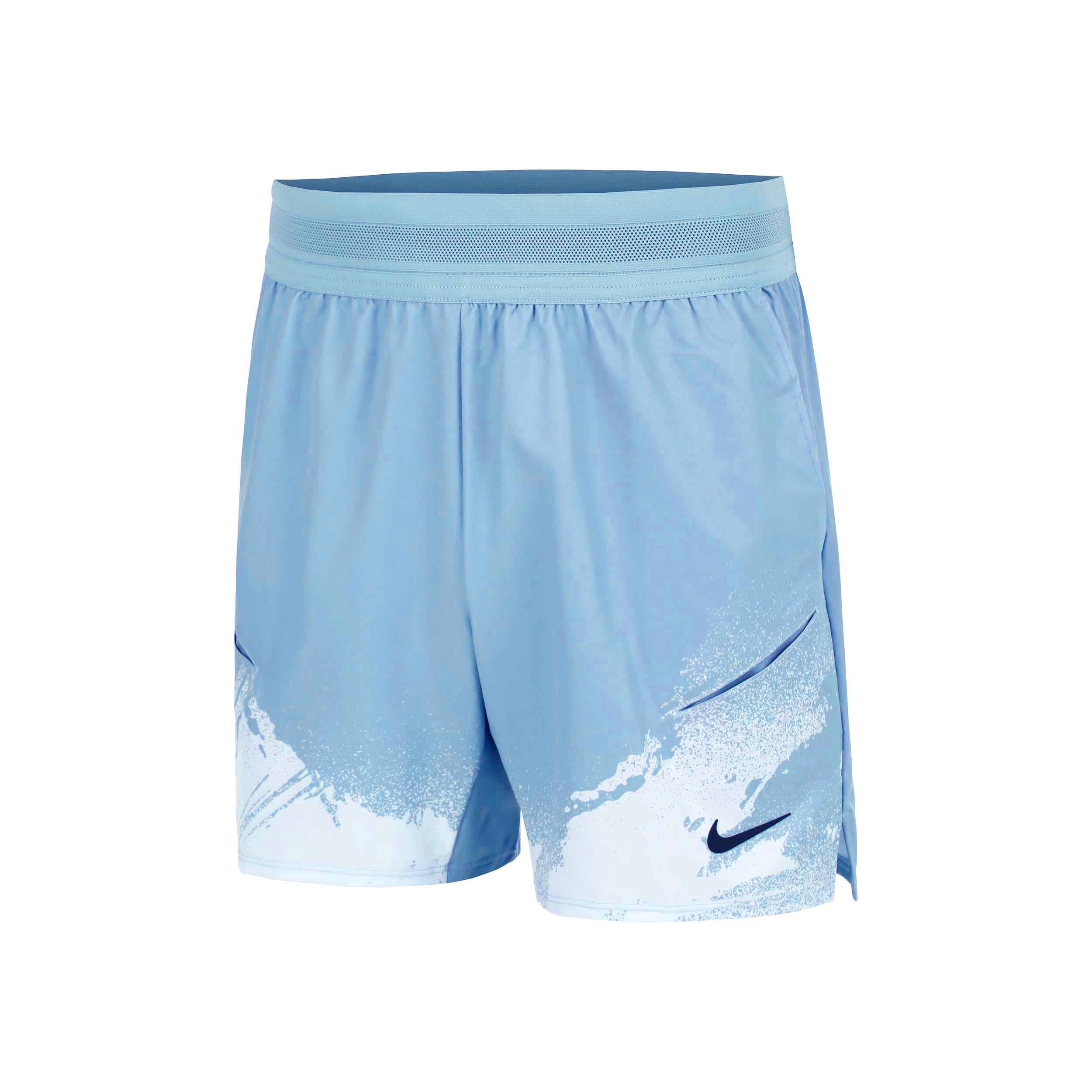 Nike Court Dri-Fit Slam Shorts Hombres - azul claro