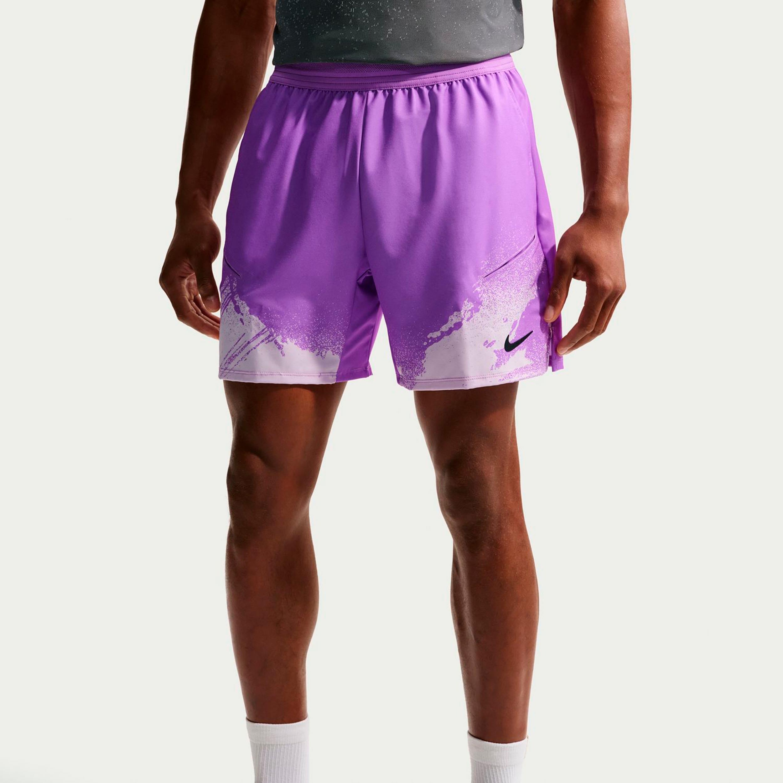 Nike Carlos Alcaraz Court Dri-Fit Slam Shorts Hombres - violeta