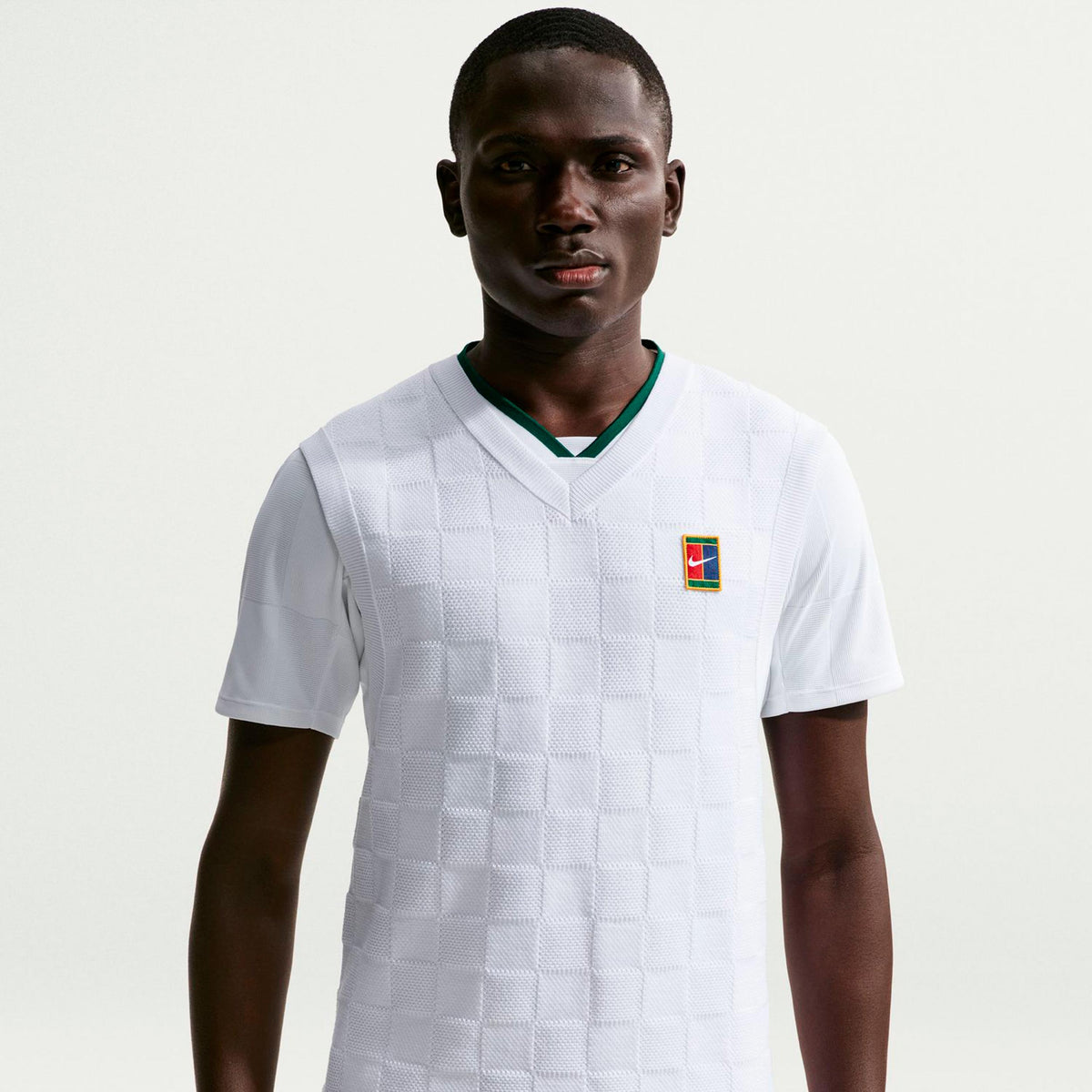 Nike Court Slam  Chaleco Hombres - blanco