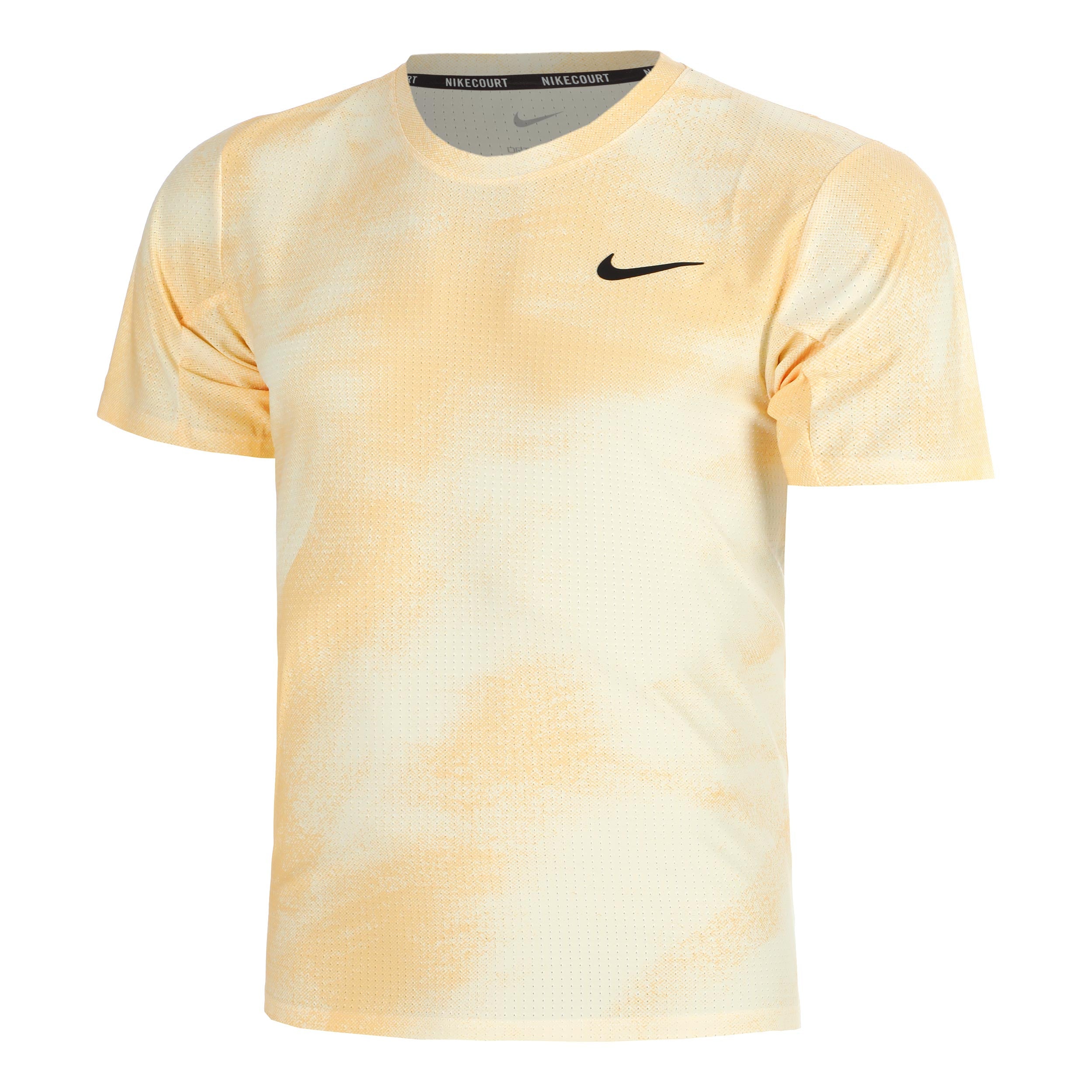 Nike Court Dri-Fit Advantage Slam Camiseta de manga corta Hombres - amarillo
