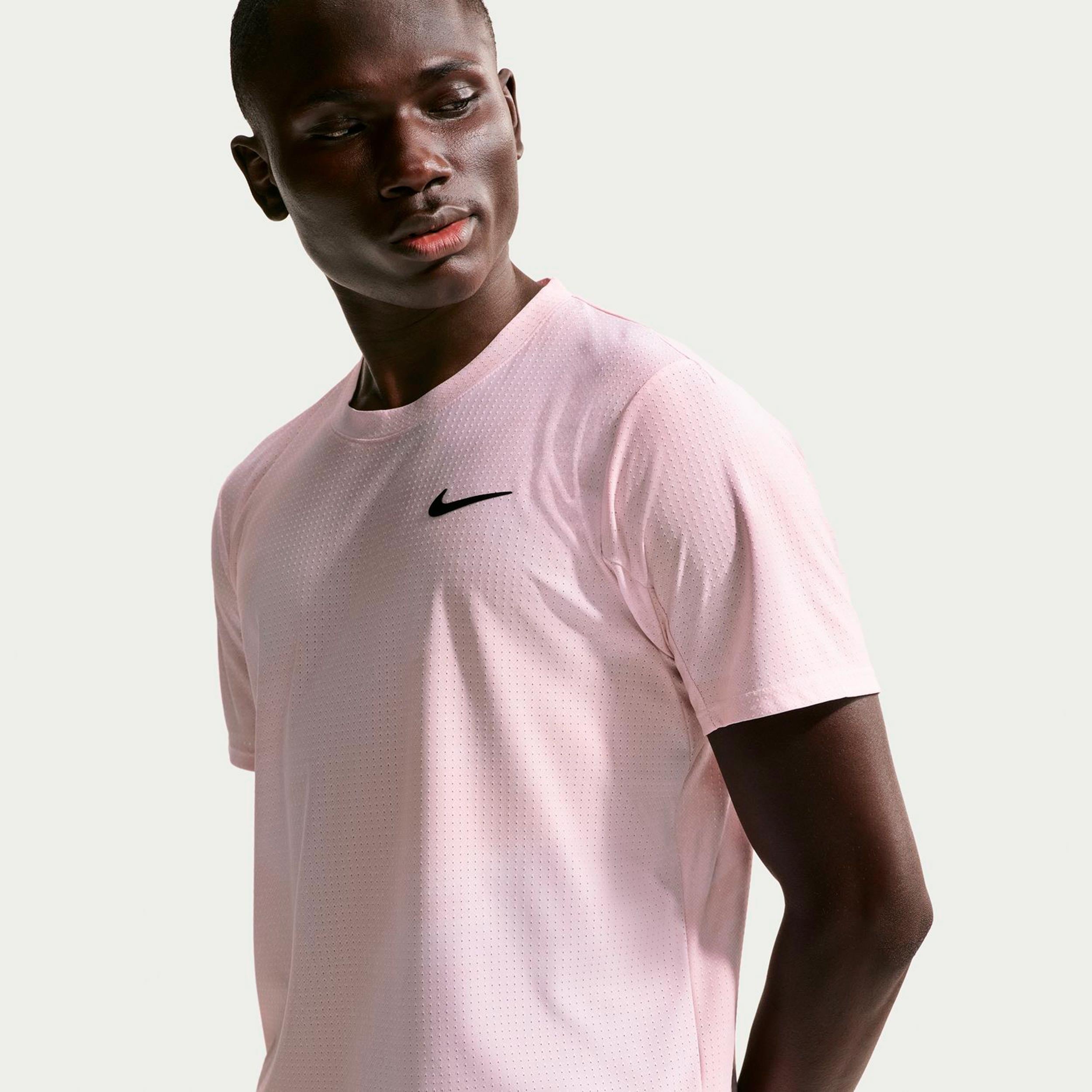 Nike Court Dri-Fit Advantage Slam Camiseta de manga corta Hombres - rosa, rosa viejo