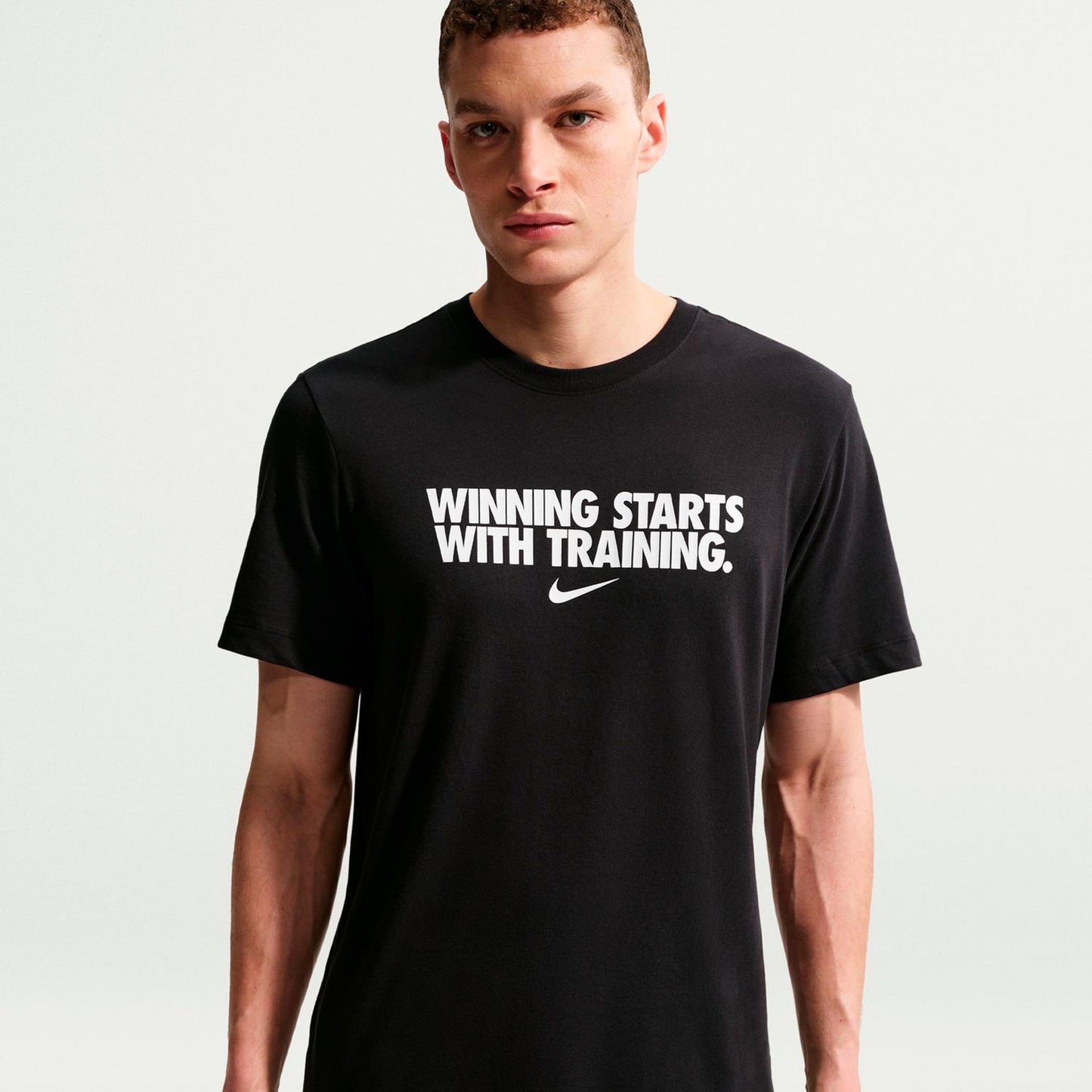Nike Dri-Fit Winning Camiseta de manga corta Hombres - negro