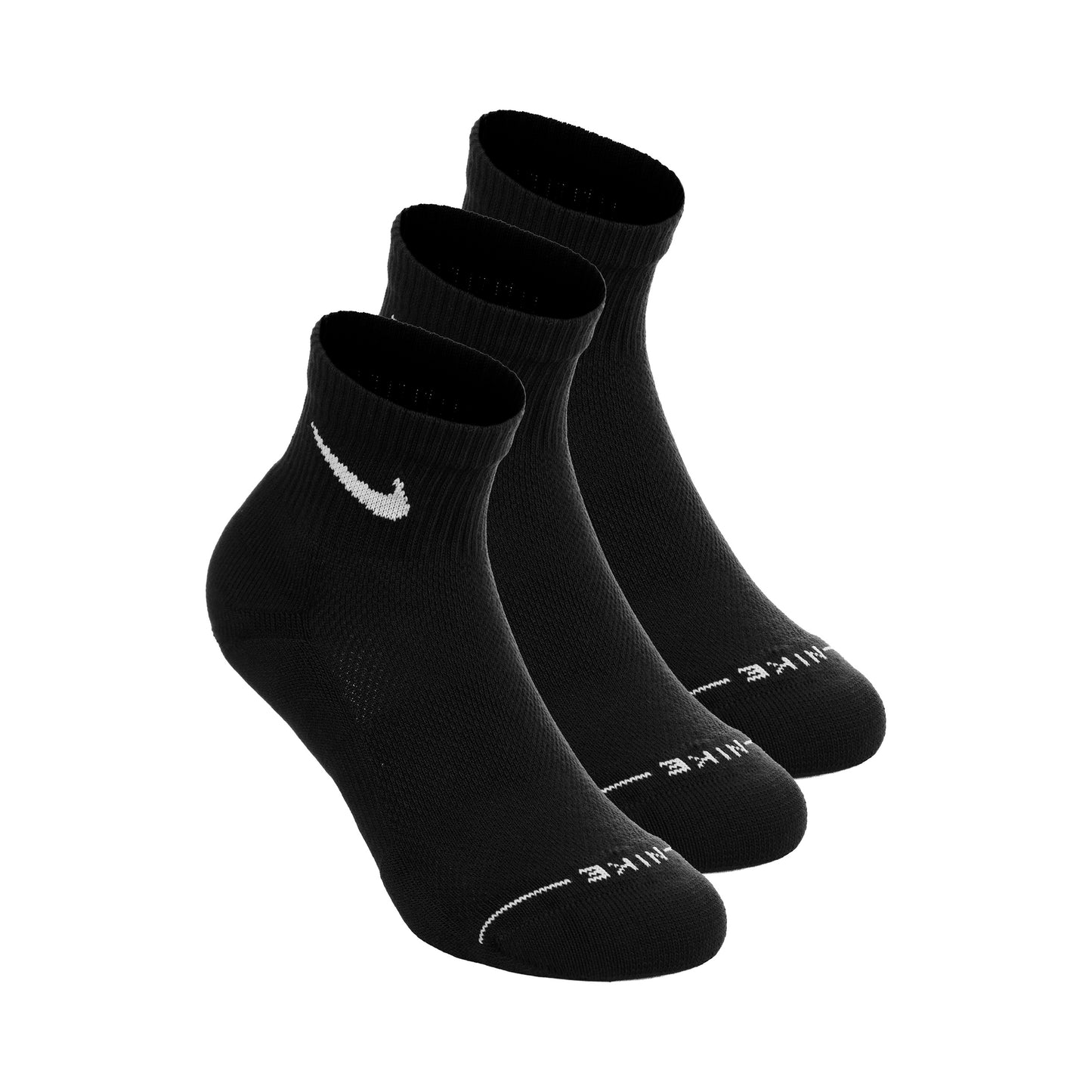Nike Ankle Calcetines de tenis Pack de 3 Unisex - negro