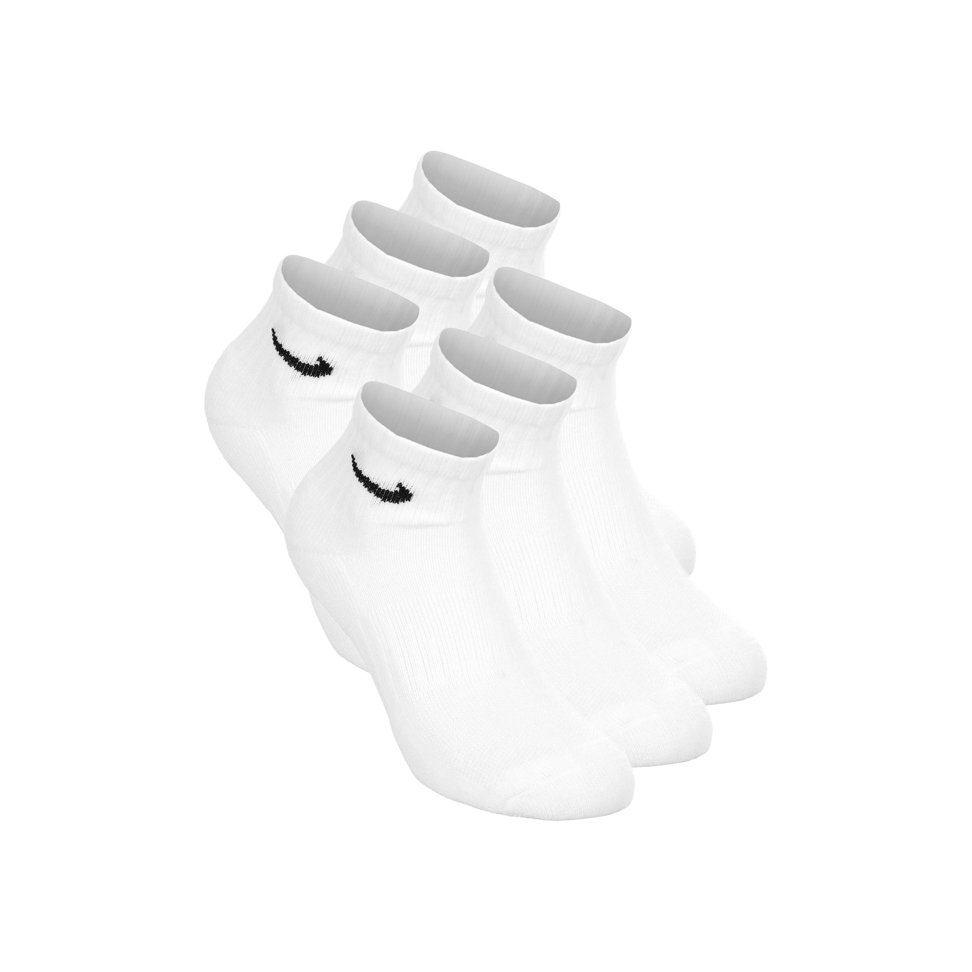 Nike Everyday Ankle Calcetines de tenis Pack de 6 Niños - blanco, negro