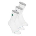 Crew Calcetines de tenis Pack de 3 Unisex - blanco, azul