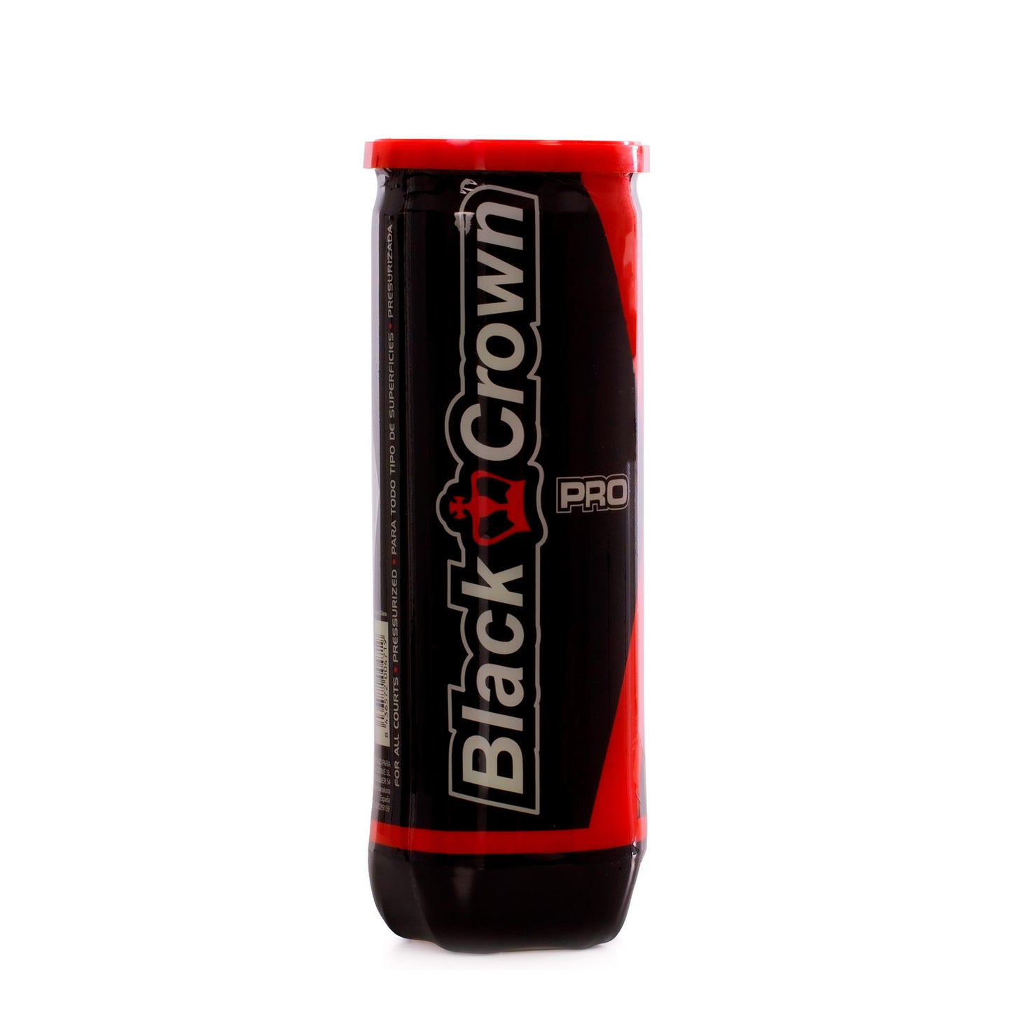 Black Crown Pro Bote de 3 pelotas
