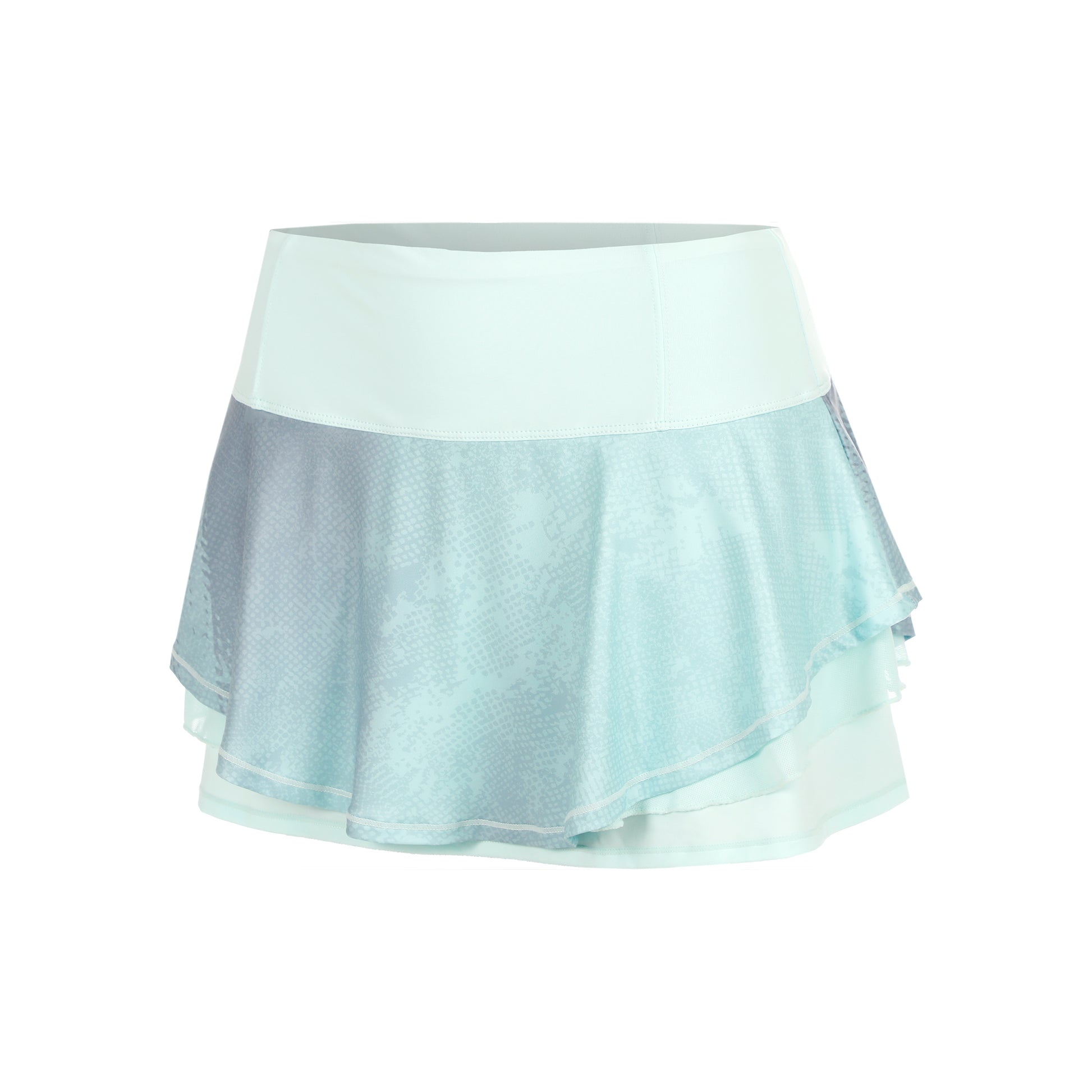 BIDI BADU Freeze Out Layering  Falda Chicas - azul verdoso, gris