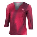 Freeze Out V-Neck Printed  Camiseta de manga larga Mujeres - rojo oscuro
