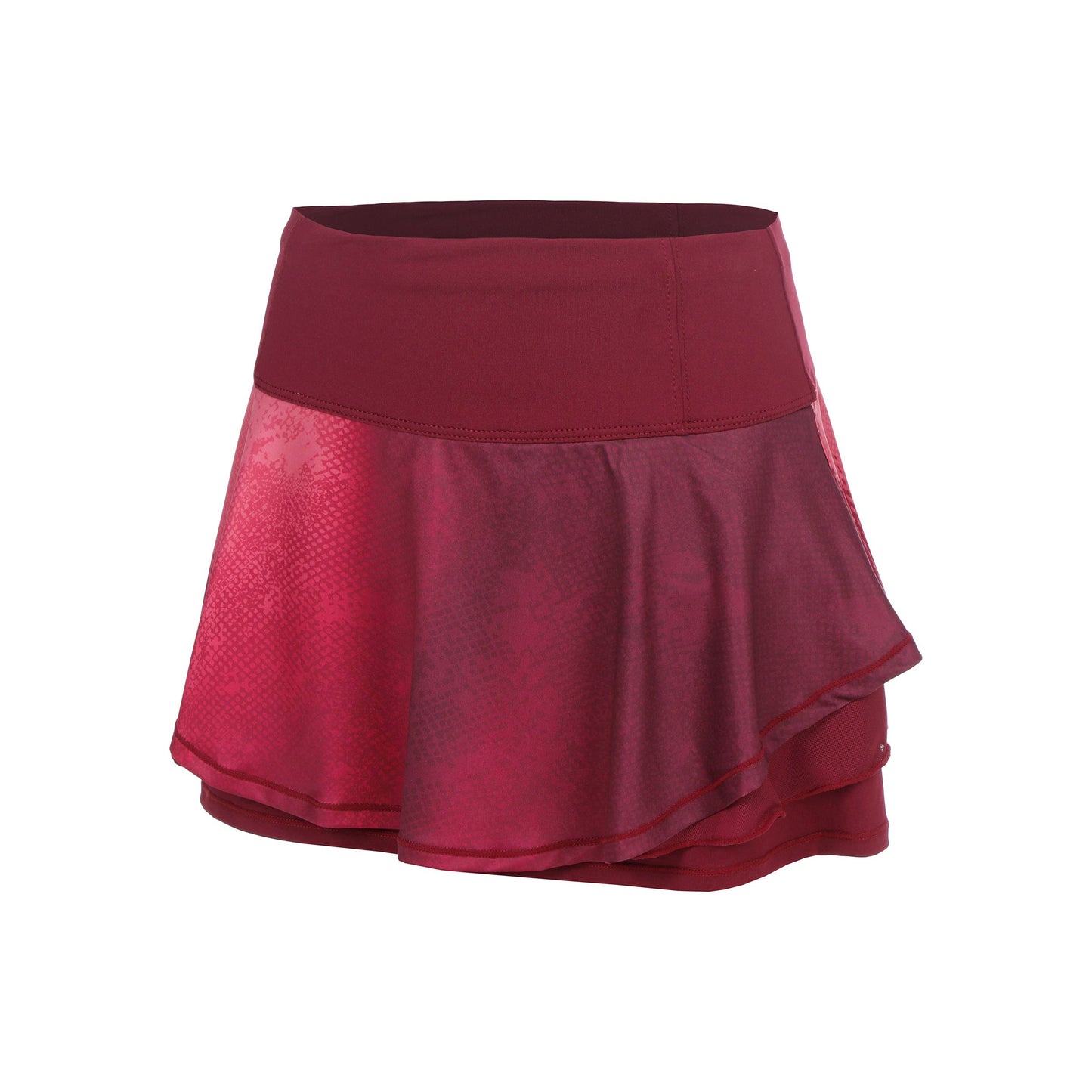 BIDI BADU Freeze Out Layering  Falda Mujeres - rojo oscuro, rosa