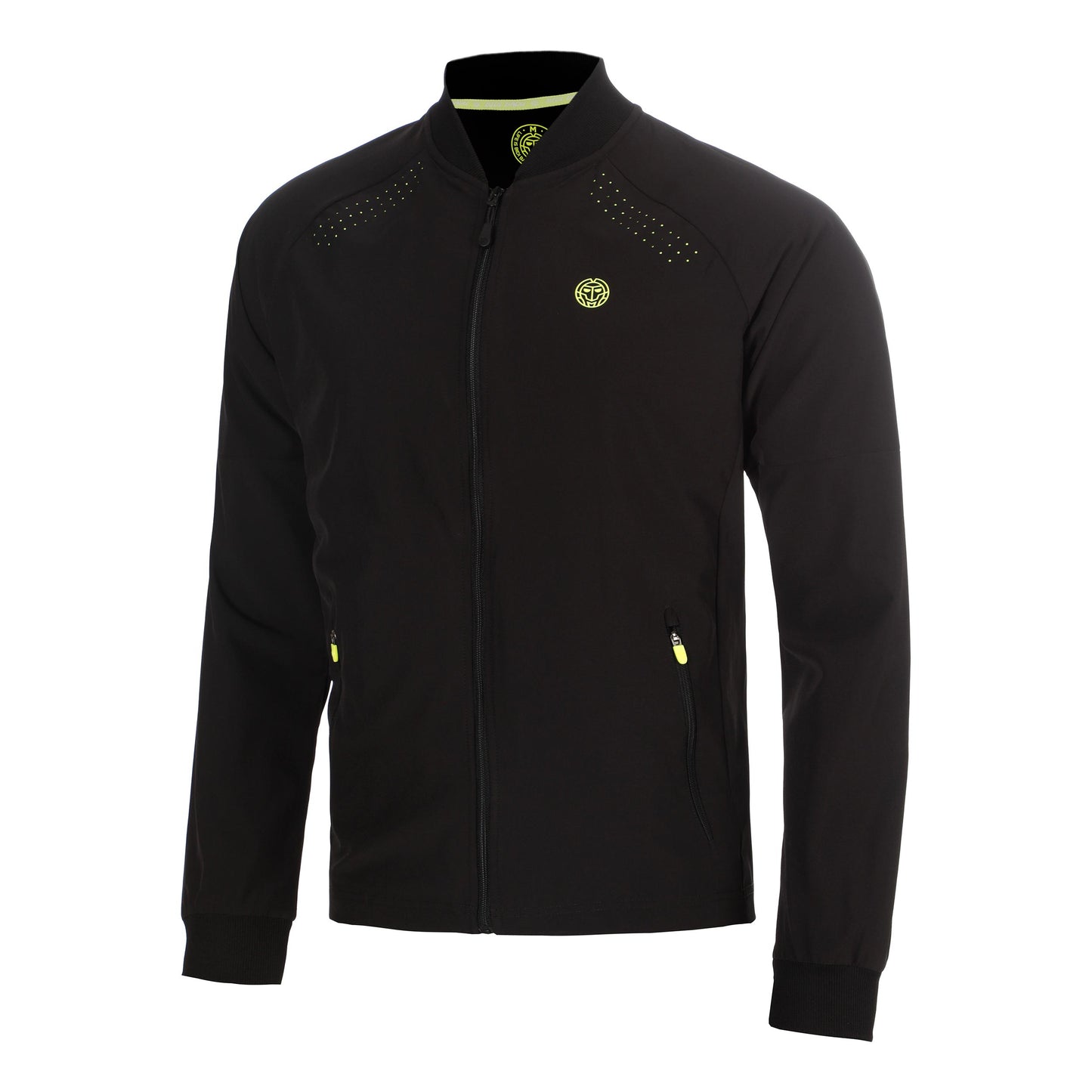 BIDI BADU Night Flash Lasercut Chaqueta de entrenamiento Hombres - negro