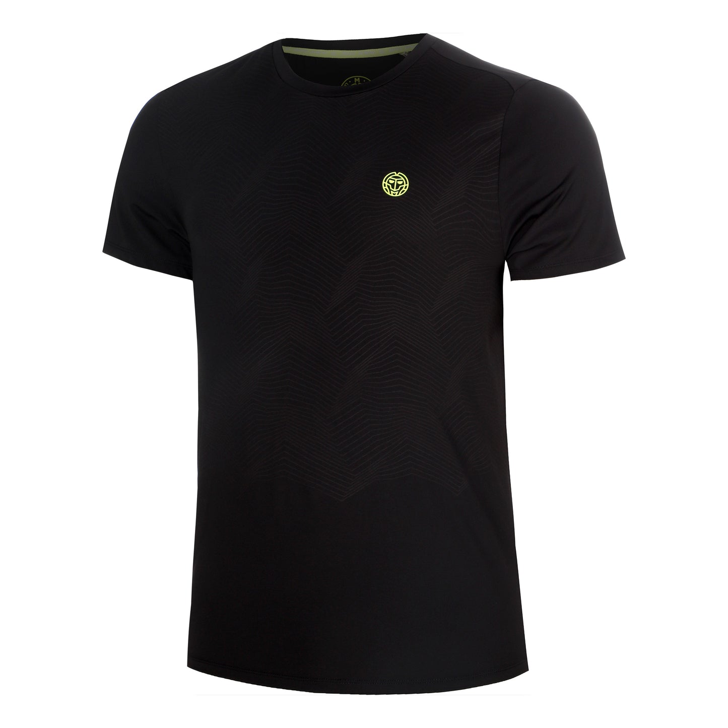 BIDI BADU Night Flash Embossed Camiseta de manga corta Hombres - negro