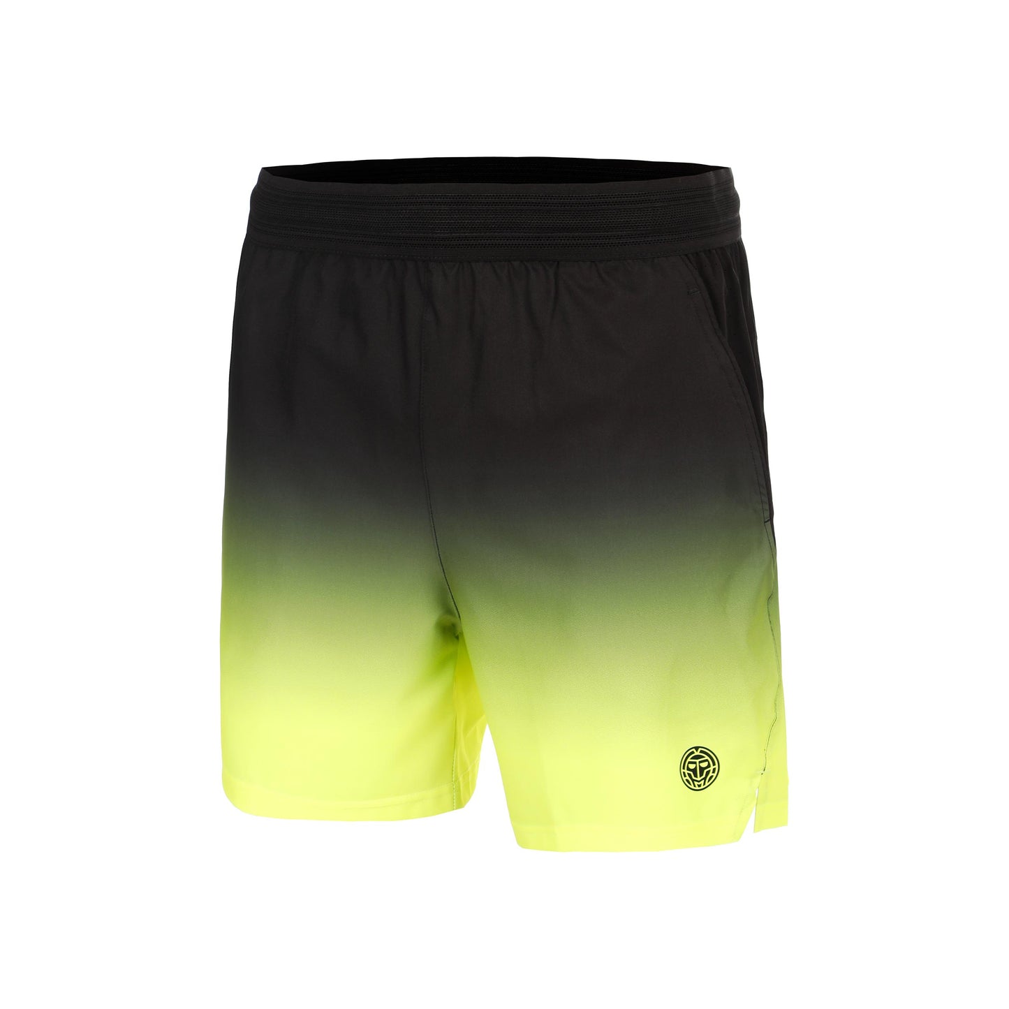 BIDI BADU Night Flash Shorts Chicos - negro, amarillo neón