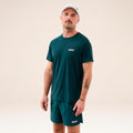 Performance Solid Camiseta de manga corta Hombres - verde oscuro