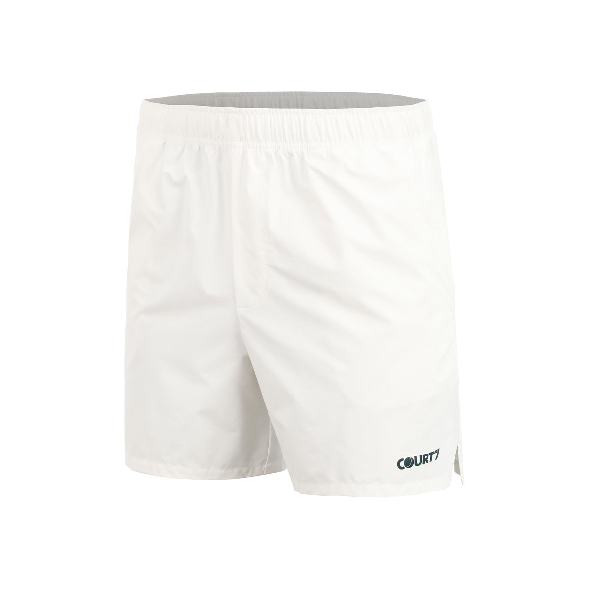 COURT7 Dual Pocket 5in Shorts Hombres - blanco roto