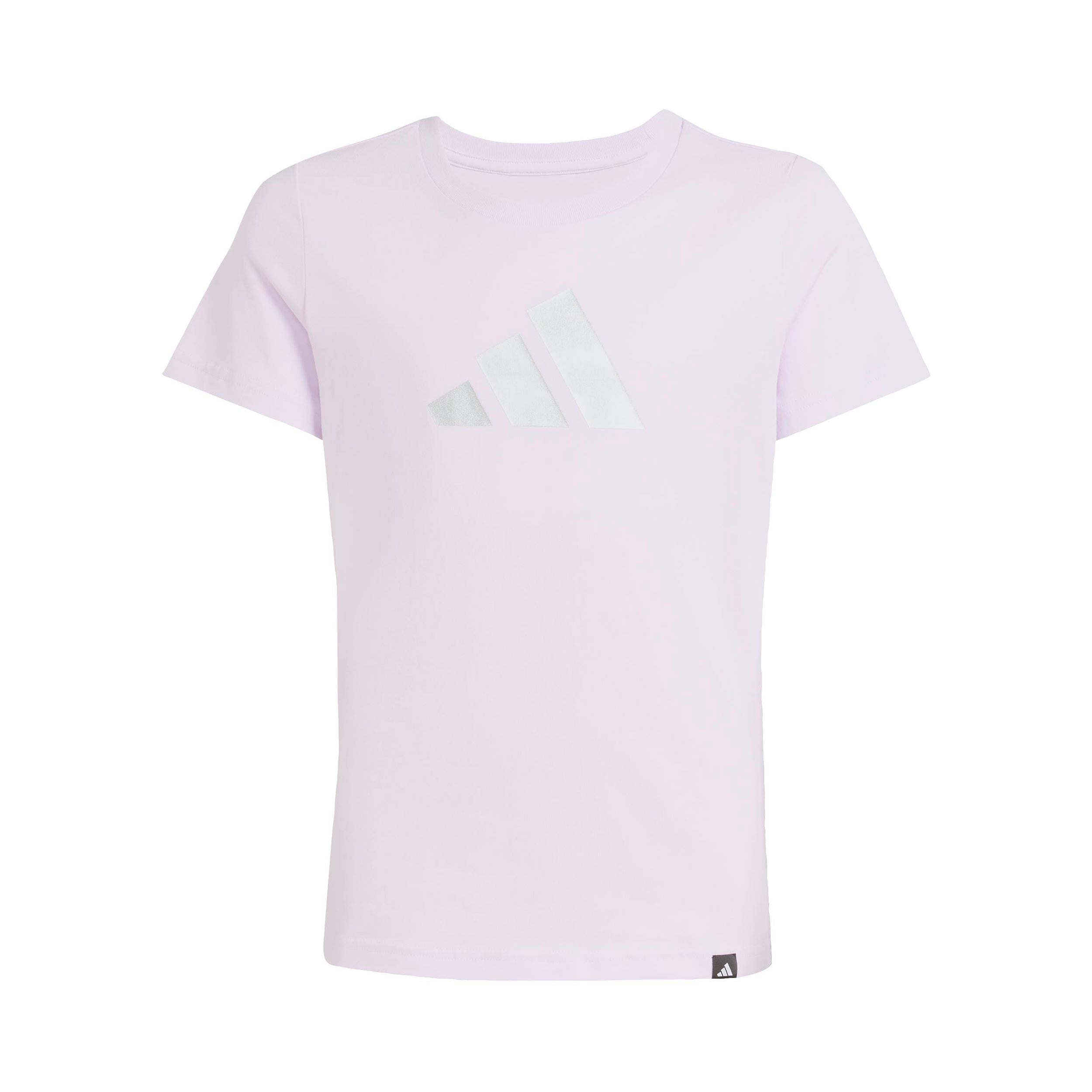 adidas Everyday Glam Graphic Camiseta de manga corta Chicas - morado, blanco