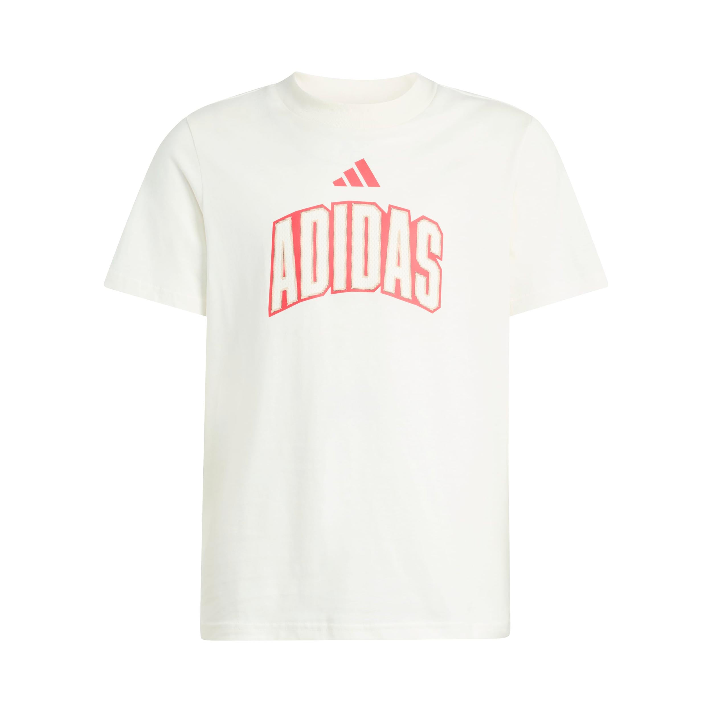 adidas Stadium Lettering Camiseta de manga corta Niños - blanco roto, rojo