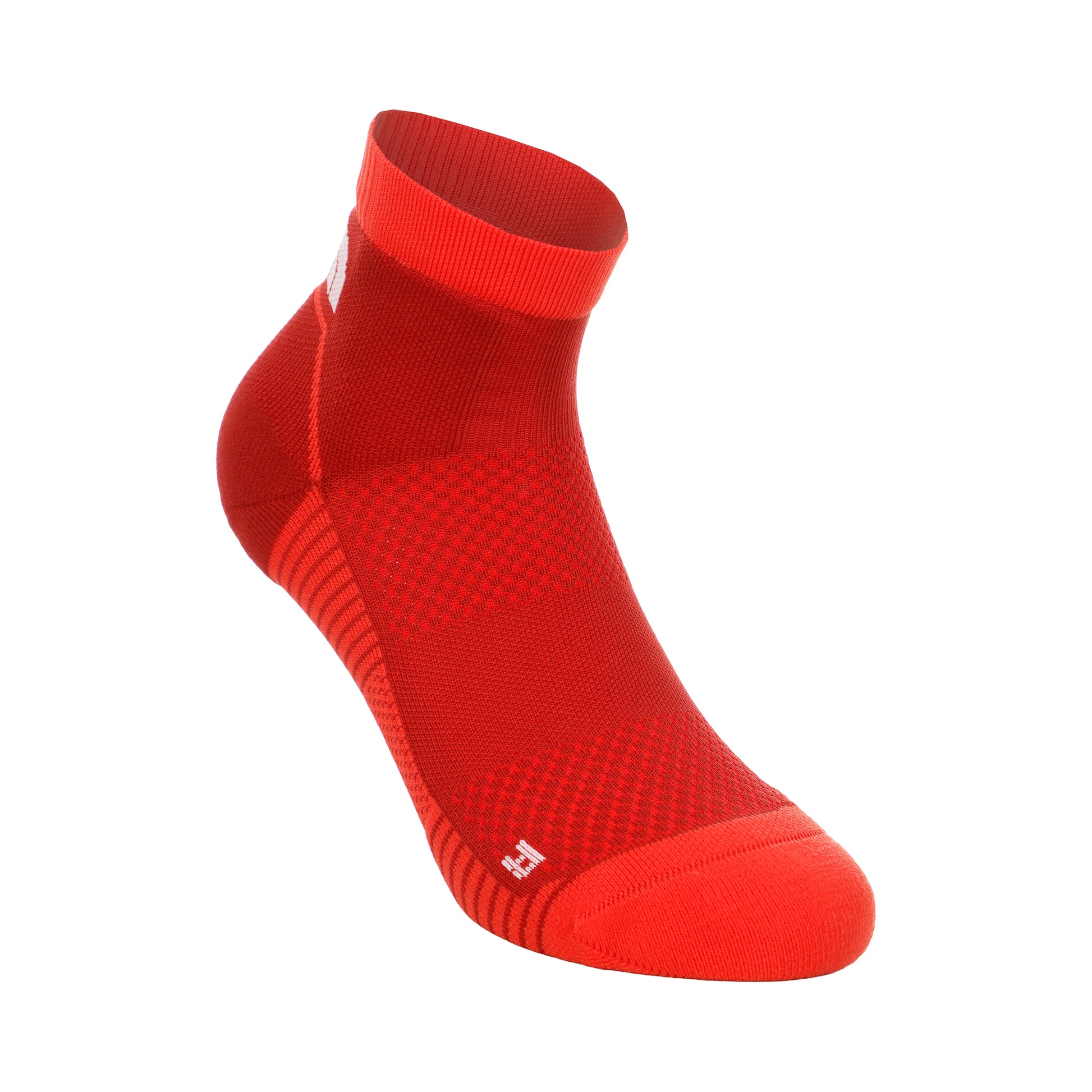 The North Face Trail Run Quarter Calcetines para correr Unisex - rojo oscuro, rojo