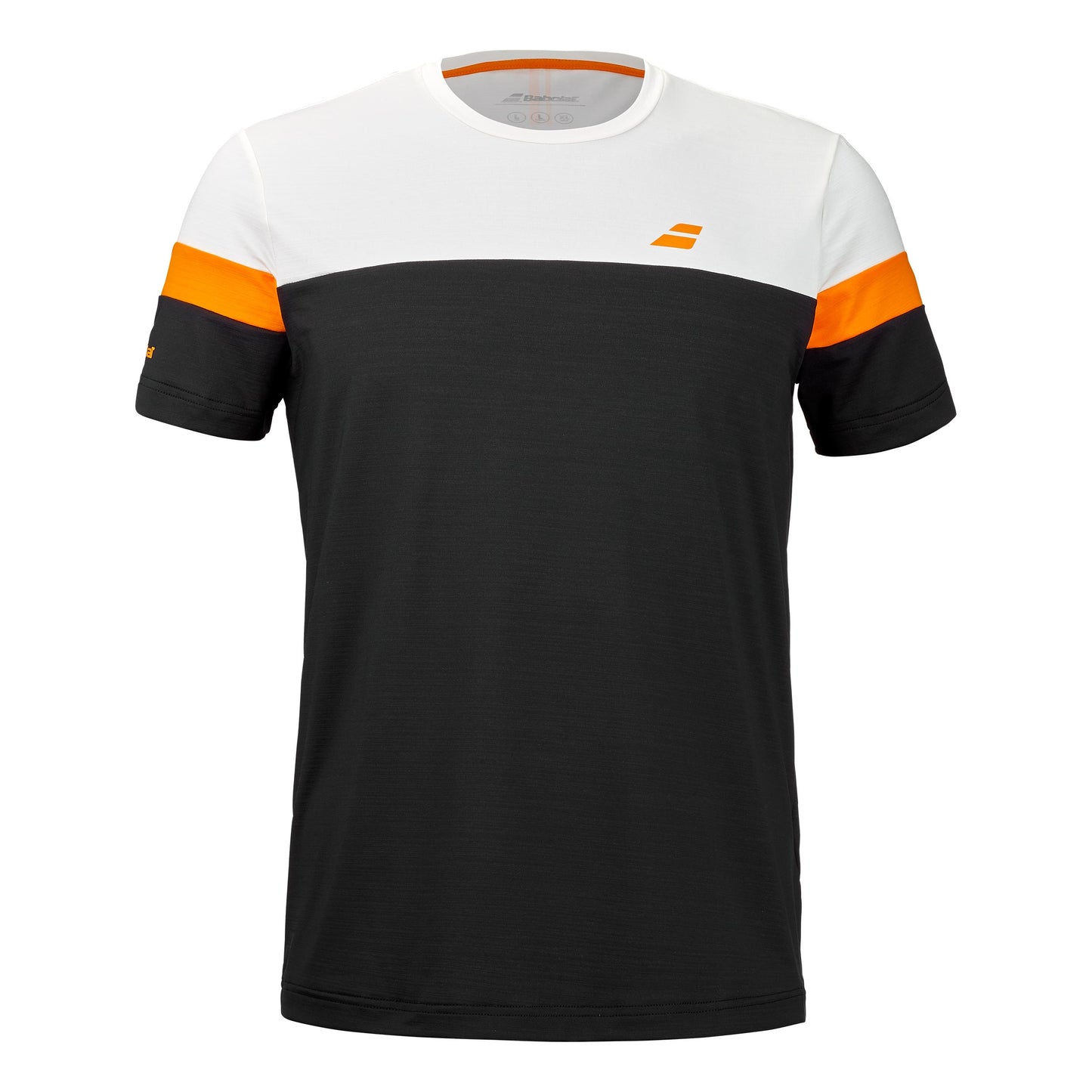 Babolat Performance Crew Neck Camiseta de manga corta Hombres - negro, blanco