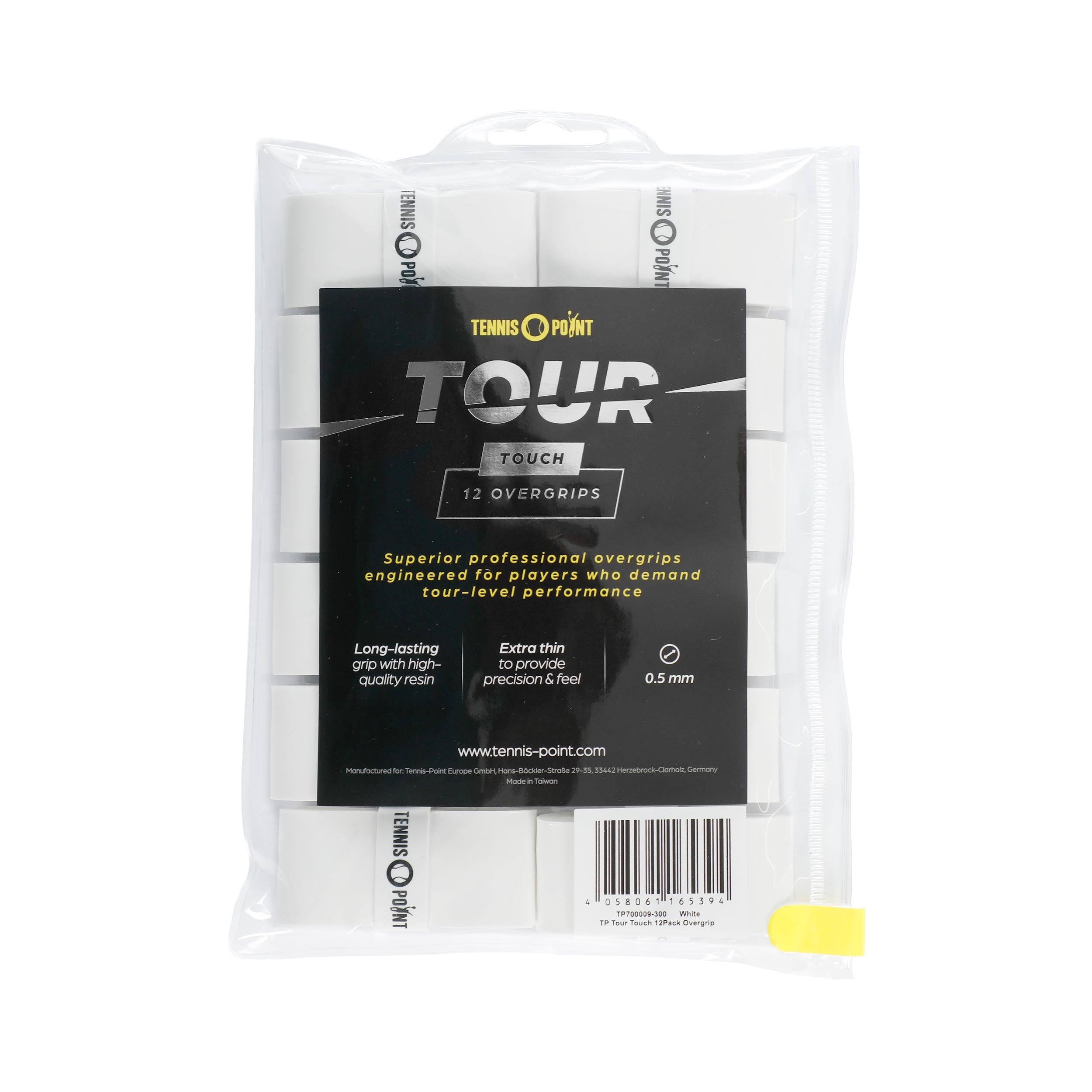 Tennis-Point Tour Touch  Pack de 12 - blanco