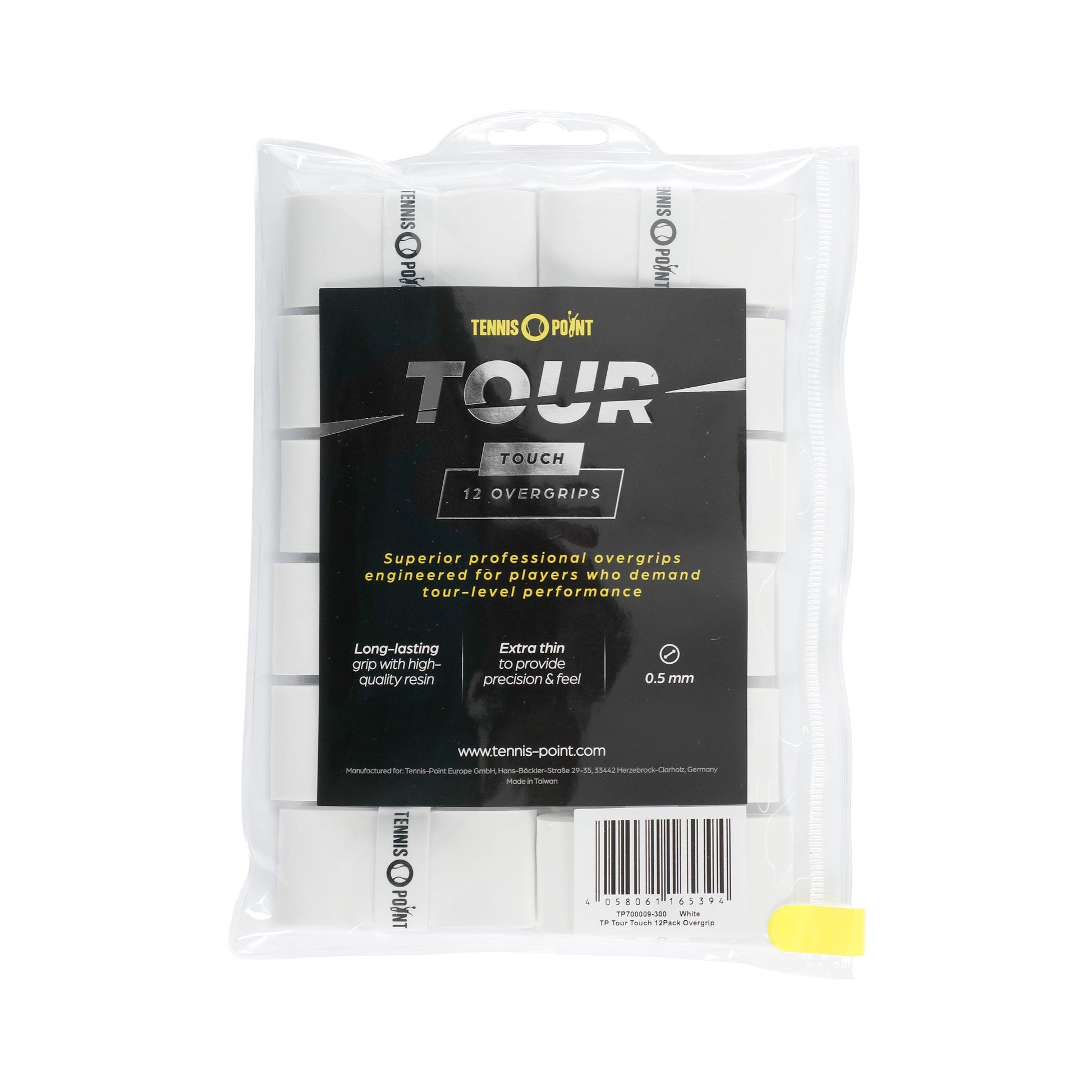 Tennis-Point Tour Touch  Pack de 12 - blanco