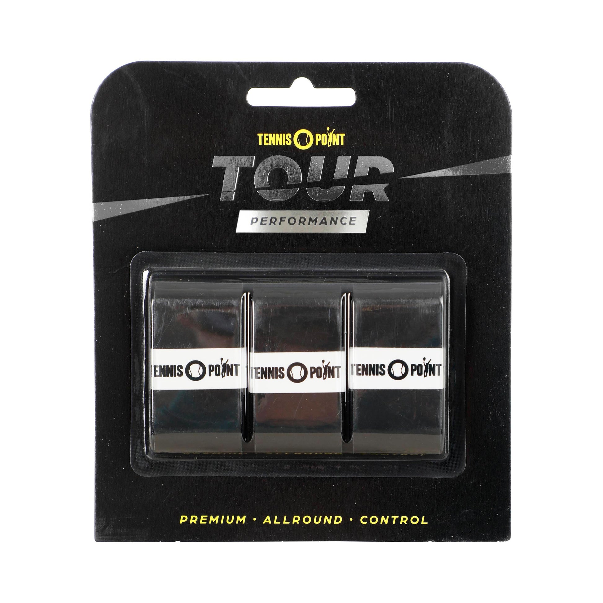 Tennis-Point Tour Performance Pack de 3 - negro