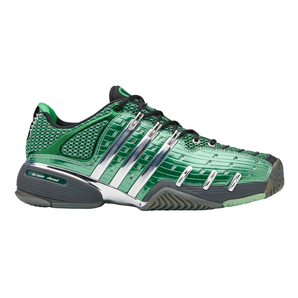adidas Barricade V Brain Dead Zapatilla todas las superficies Hombres - verde oscuro, plateado