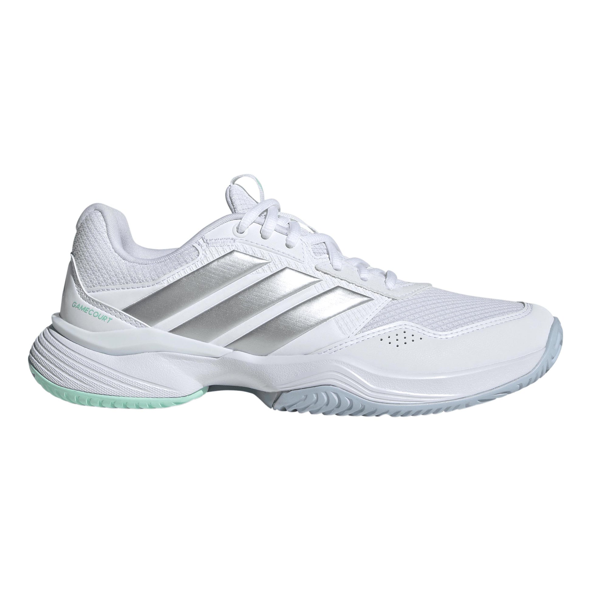 adidas GameCourt 3 Zapatilla todas las superficies Mujeres - blanco, plateado