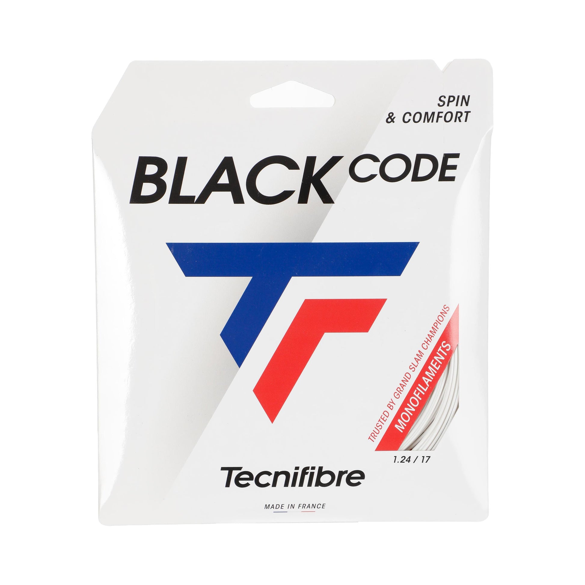 Tecnifibre Black Code Spezial Sets Individuales 12,2m - blanco