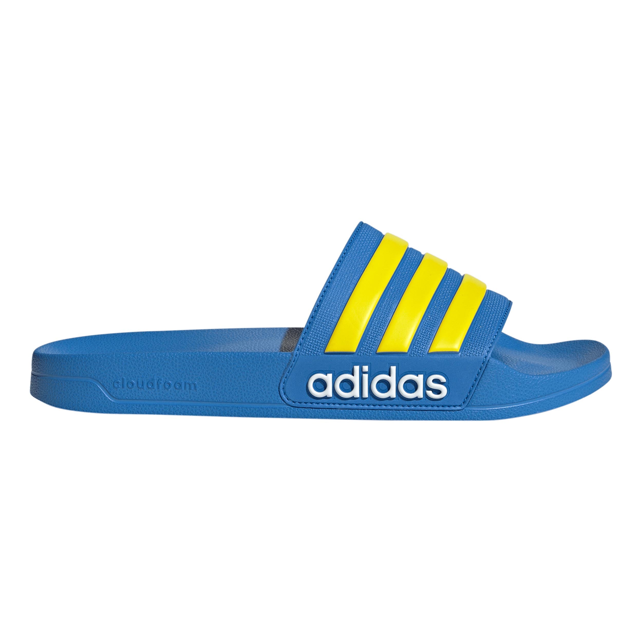 adidas Adilette Shower Chanclas Unisex - azul, amarillo