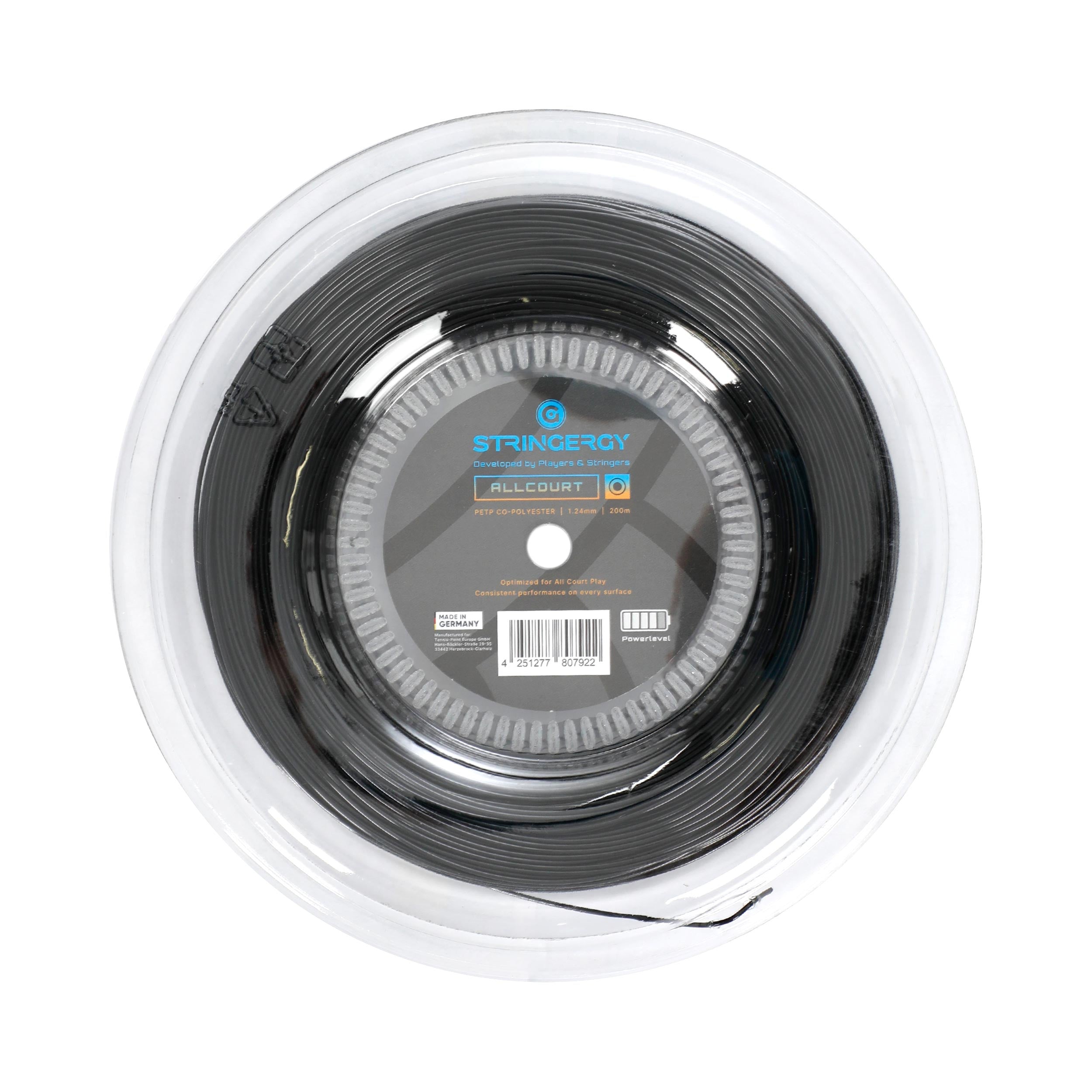 Stringergy Allcourt  Bobinas de cordaje 220m - negro