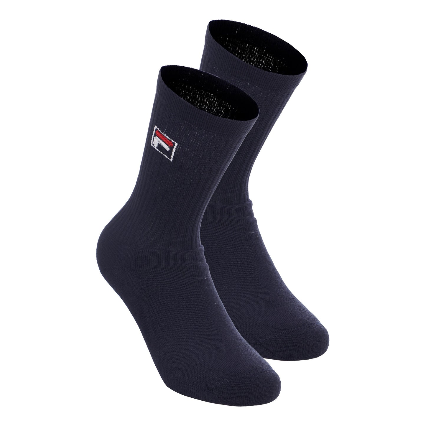 Fila F-Box Crew Sport Calcetines de tenis Pack de 2 Unisex - azul oscuro