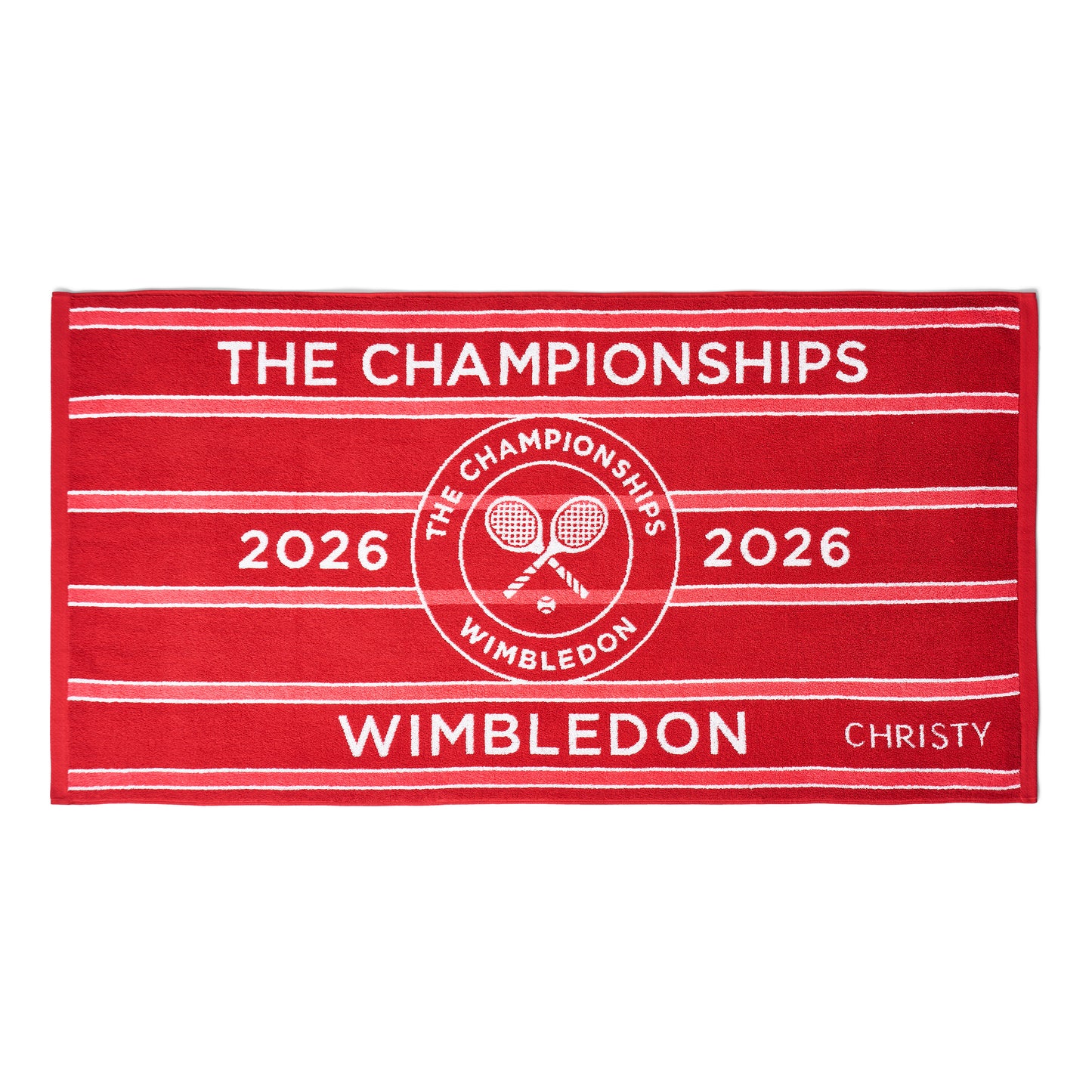 Christy Wimbledon Champ Toalla - rojo
