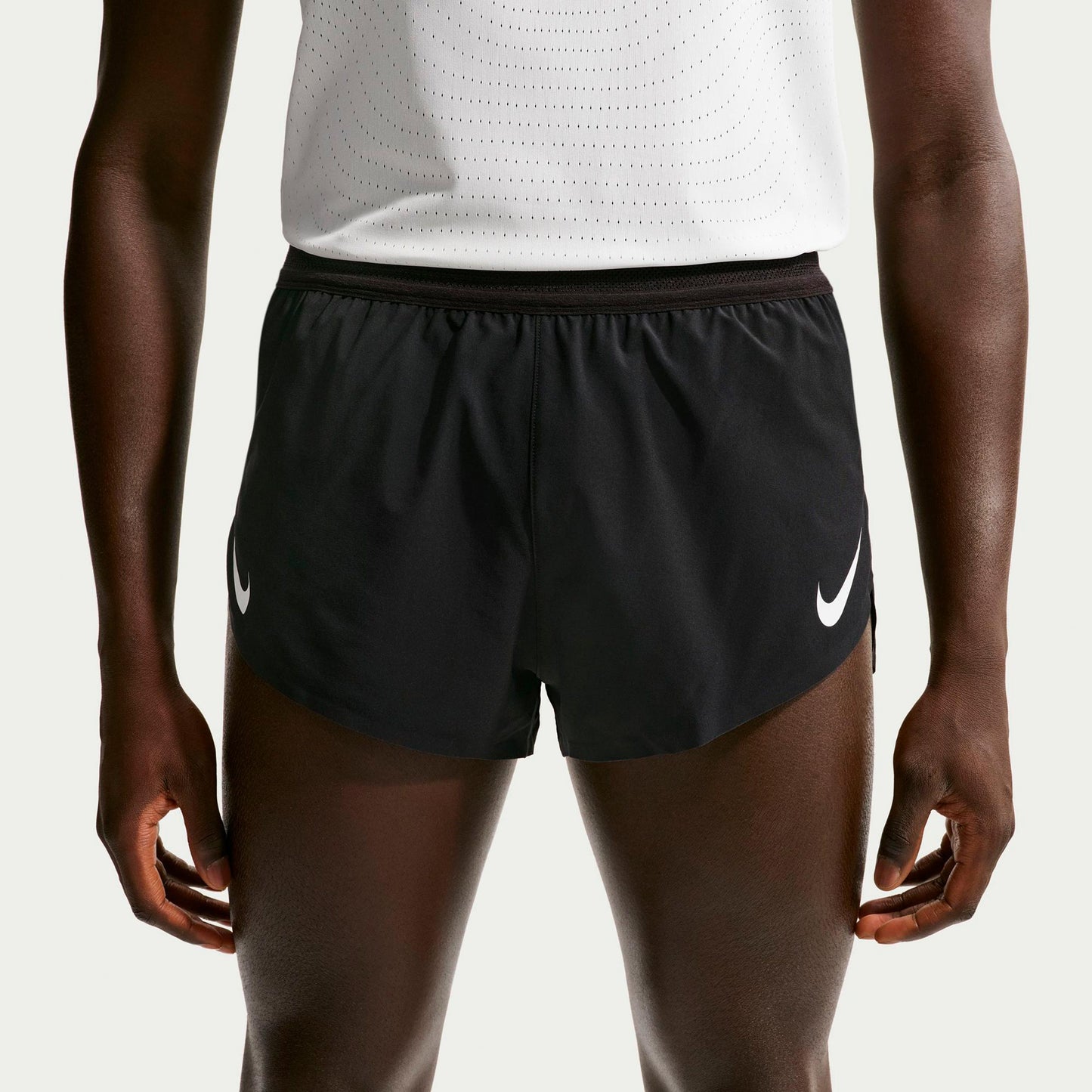 Nike AeroSwift Pantalones cortos Hombres - negro, blanco